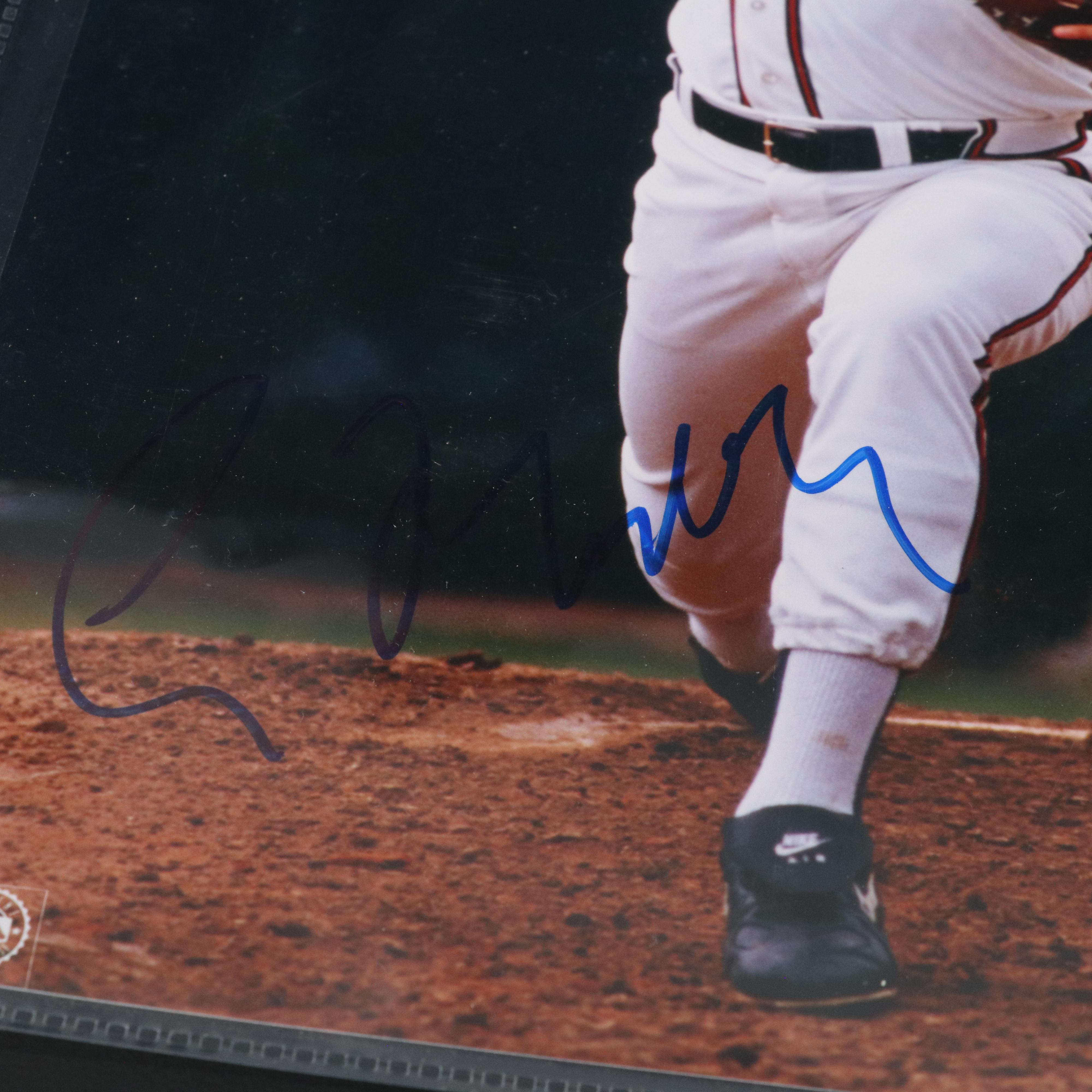 Greg Maddux and Tony Gwynn Signed Baseball Prints, JSA