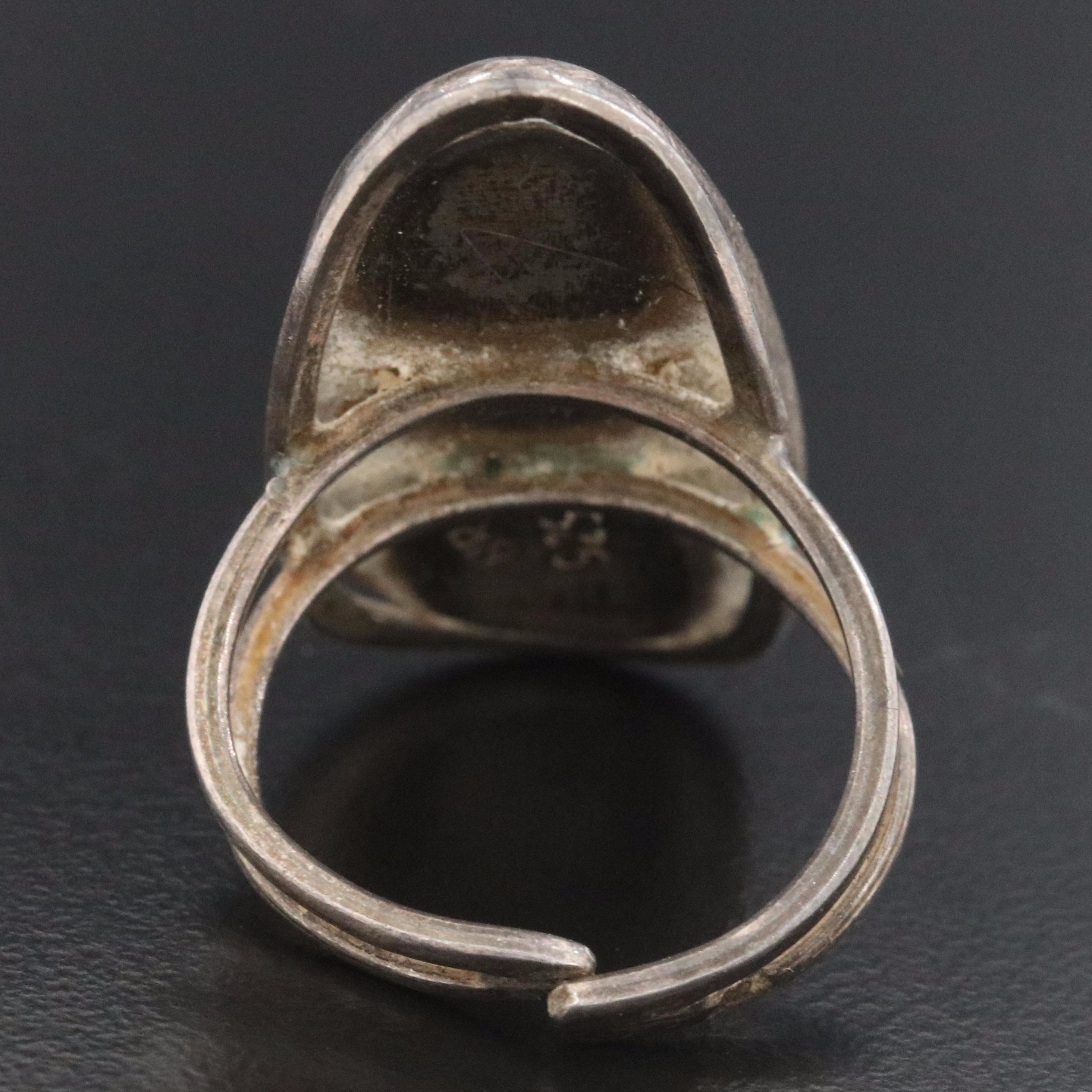 Sterling Eilat Stone Ring