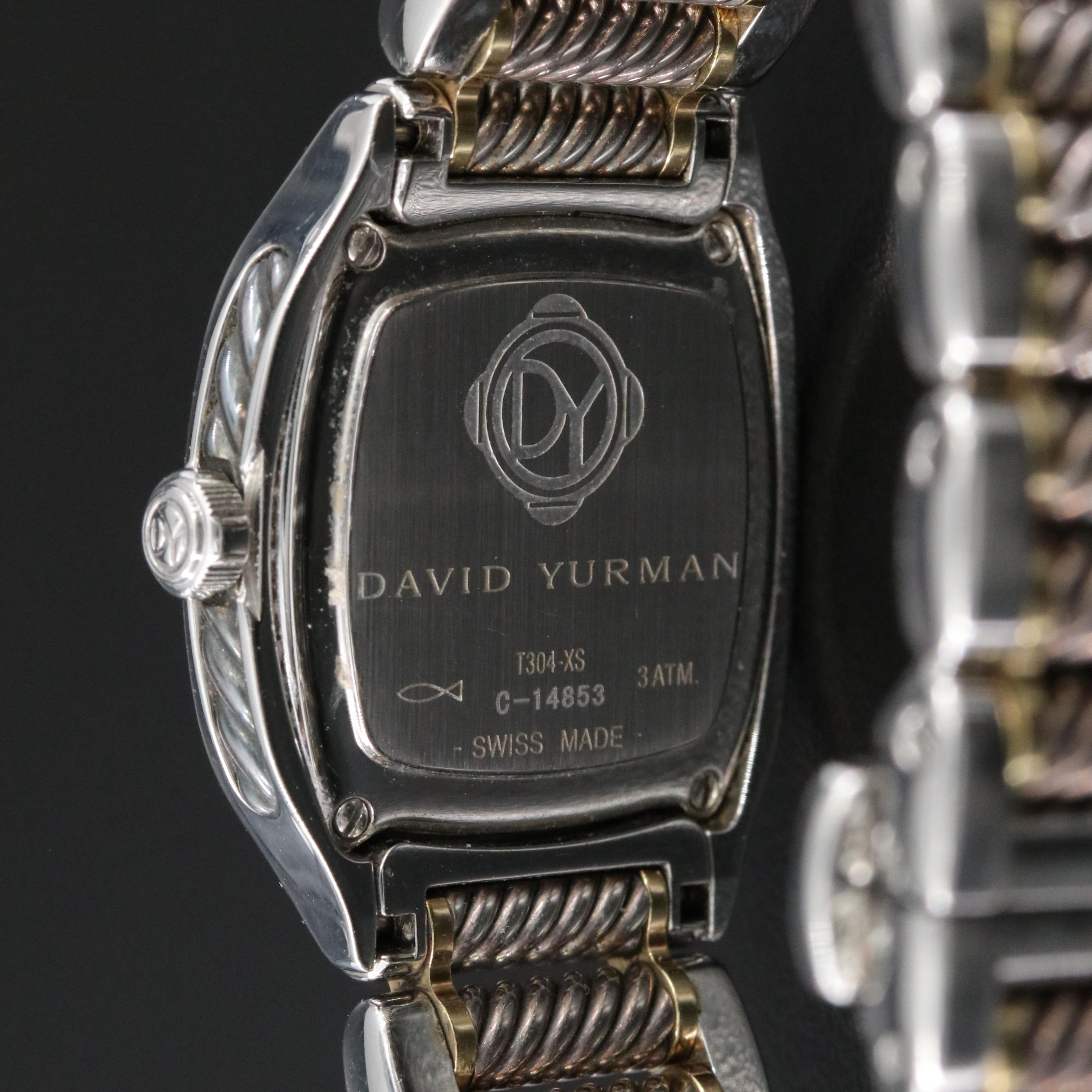 David Yurman Thoroughbred Diamond & Mother-of-Pearl 18K & Sterling Silver Watch