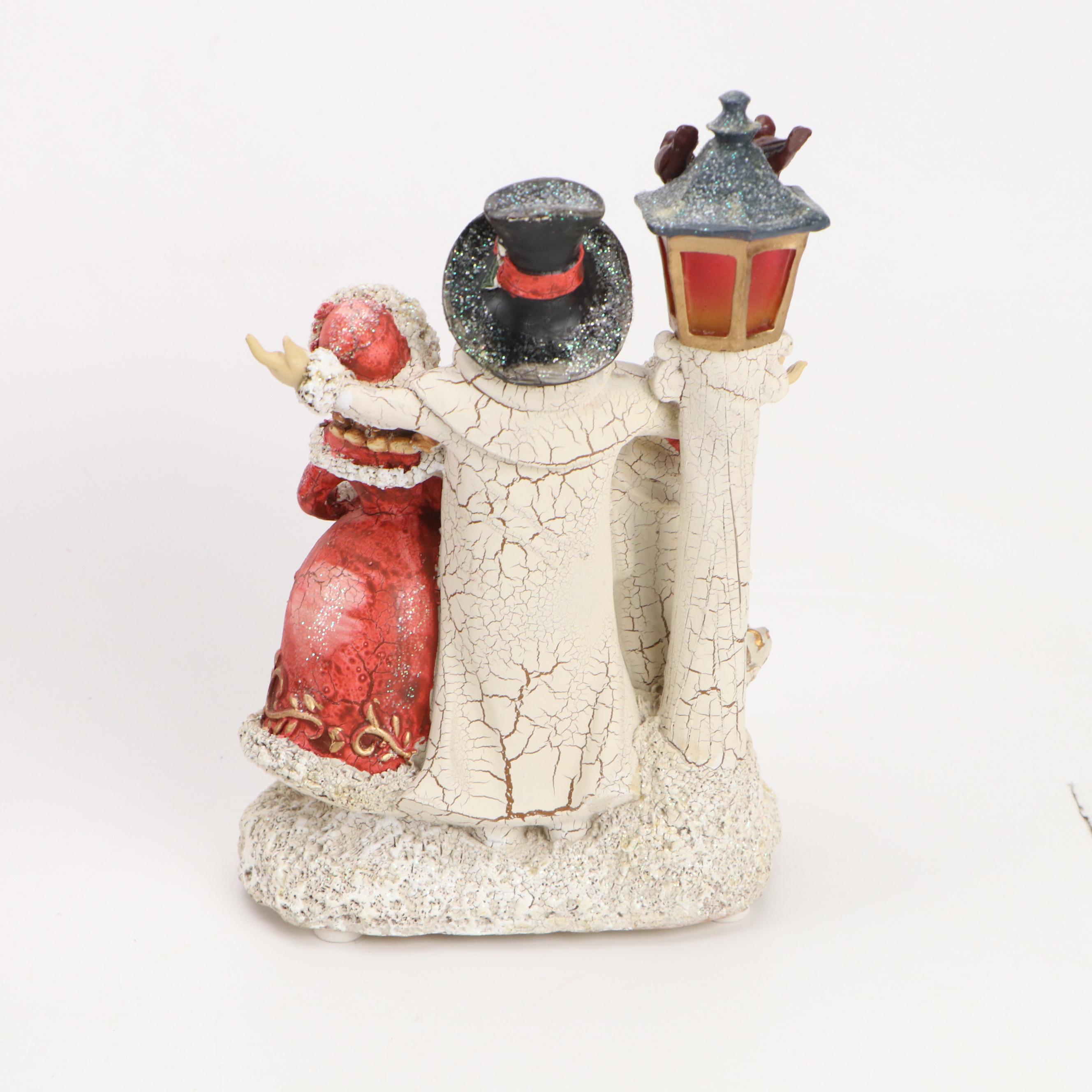 Bethany Lowe "Santa Claus" Figure with Old World Christmas Ornaments and More