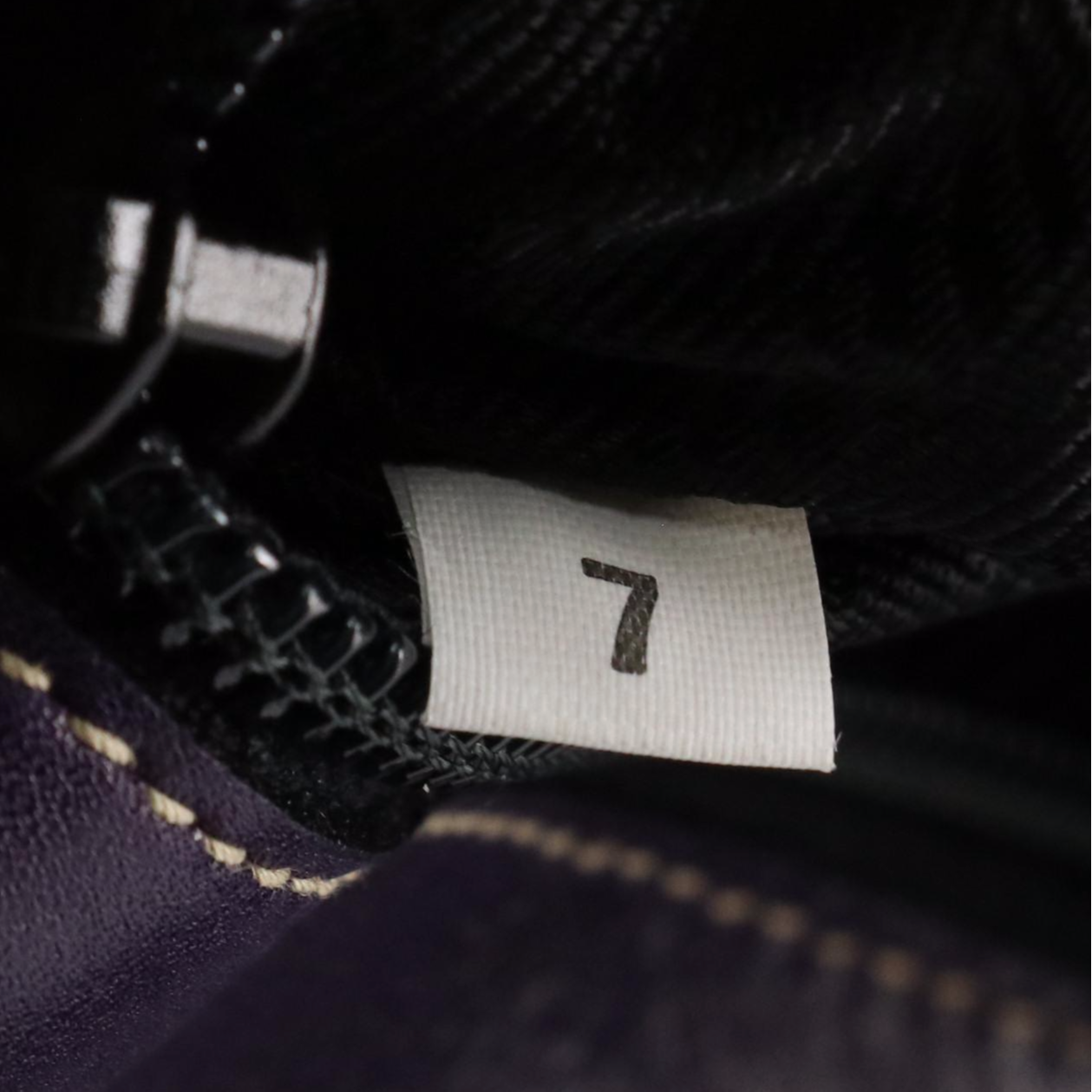 Prada Purple Leather Shoulder Bag with Chain-Link and Leather Strap