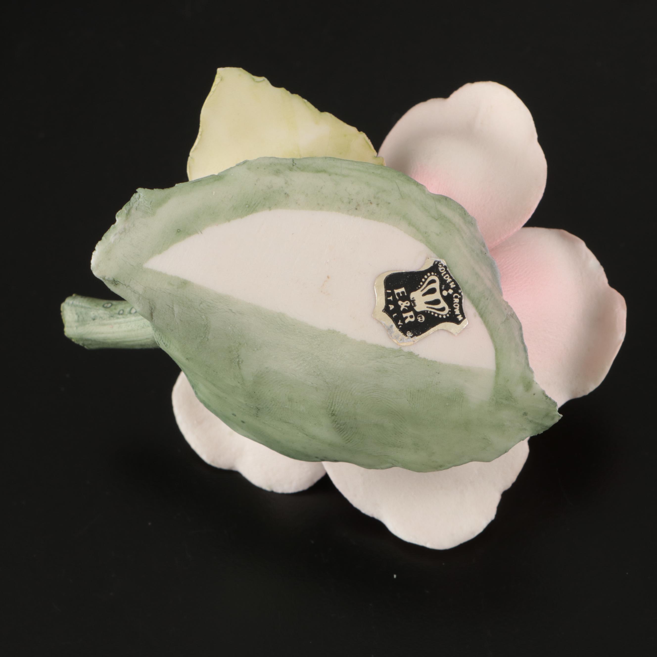 Radnor, Royal Stratford and Crown Hand-Painted Porcelain Swans and Flowers