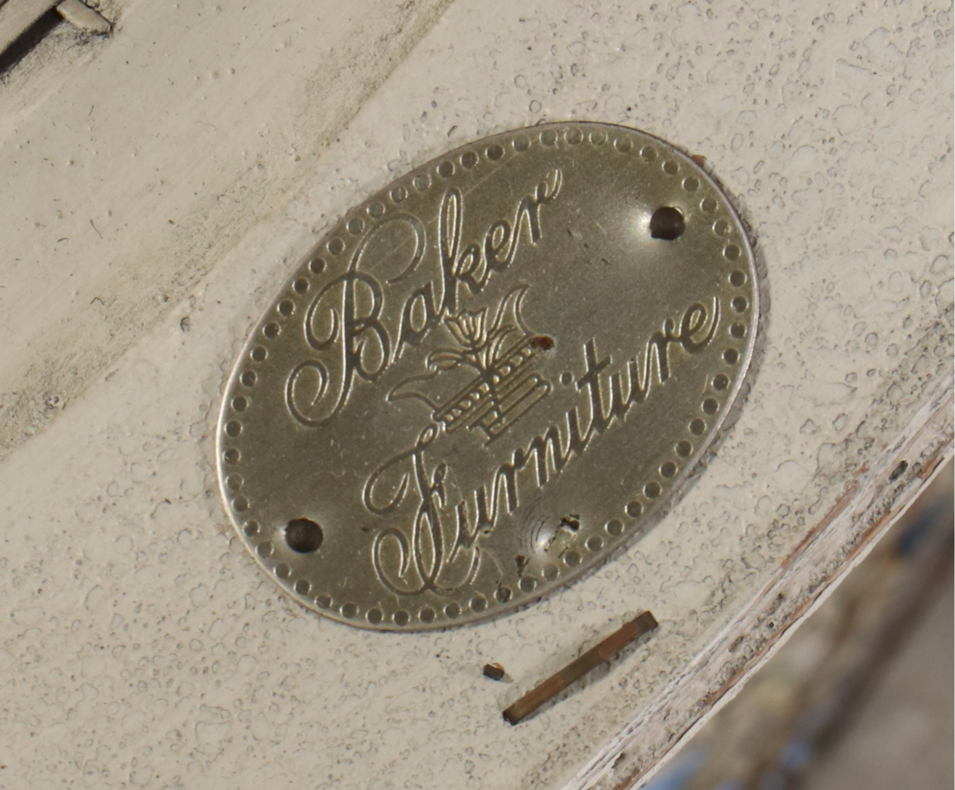 French Provincial Style Cane Back Corner Chair, 20th Century