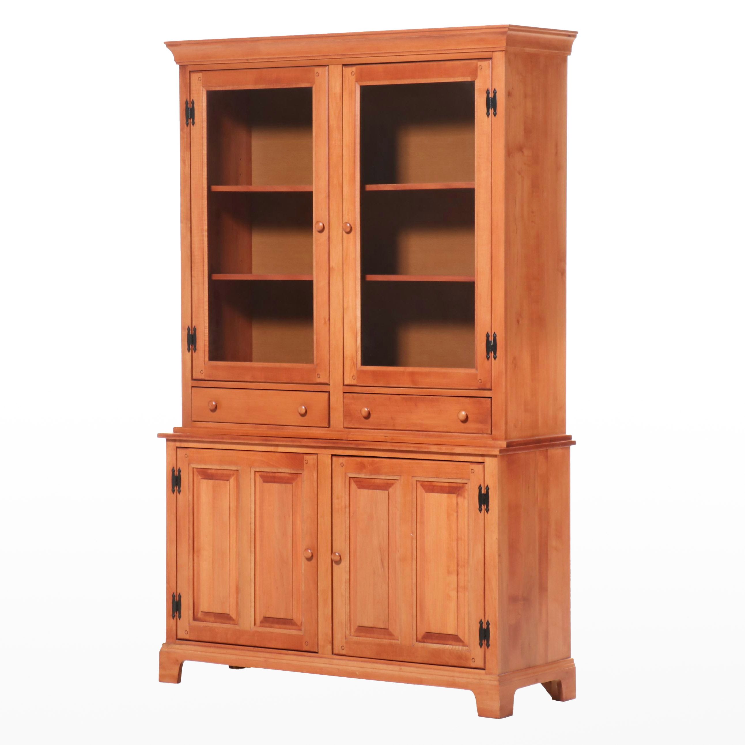 Crawford Furniture Mfg. Co. Cherry China Cabinet