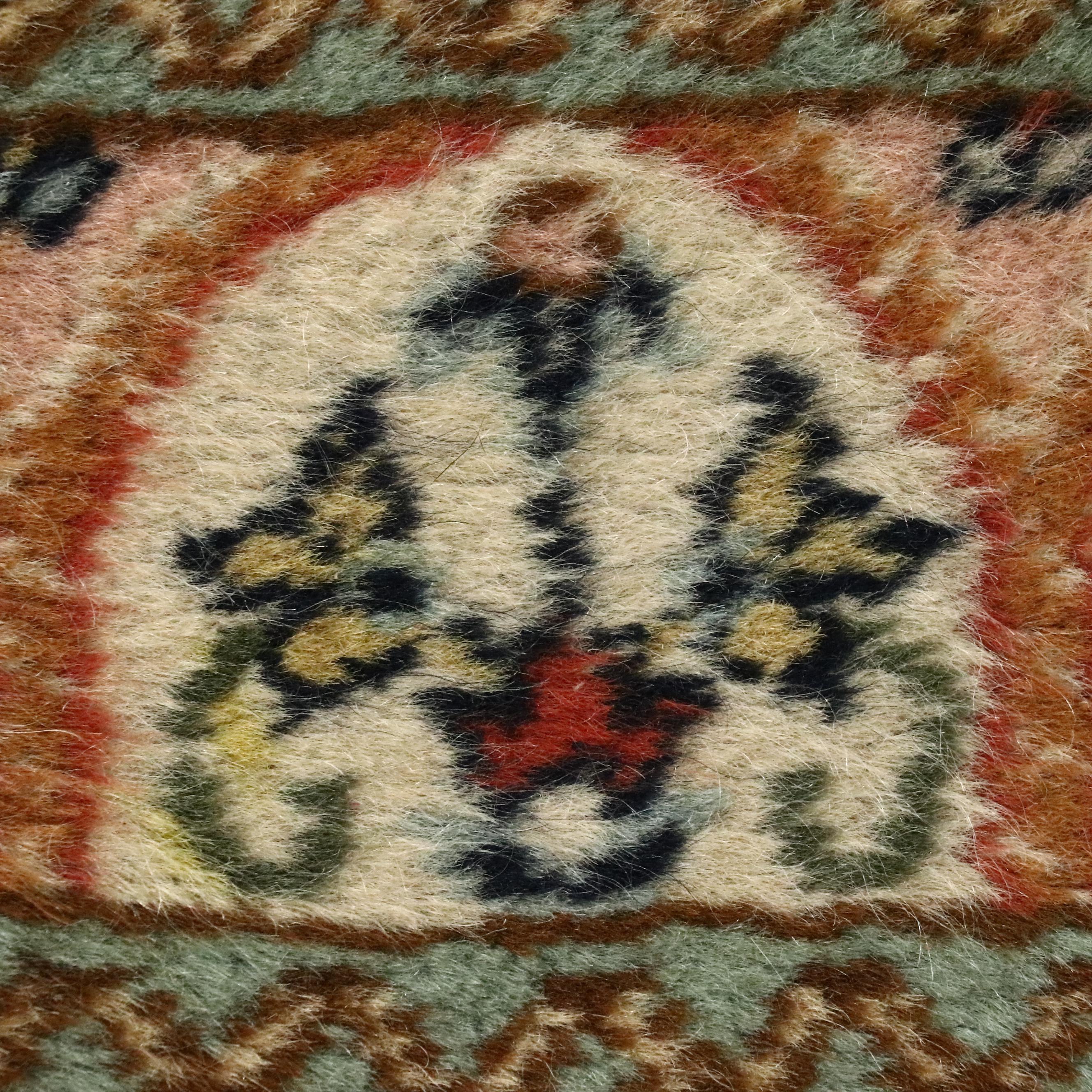 2'9 x 13'4 Hand-Knotted Persian Kerman Carpet Runner Long Rug