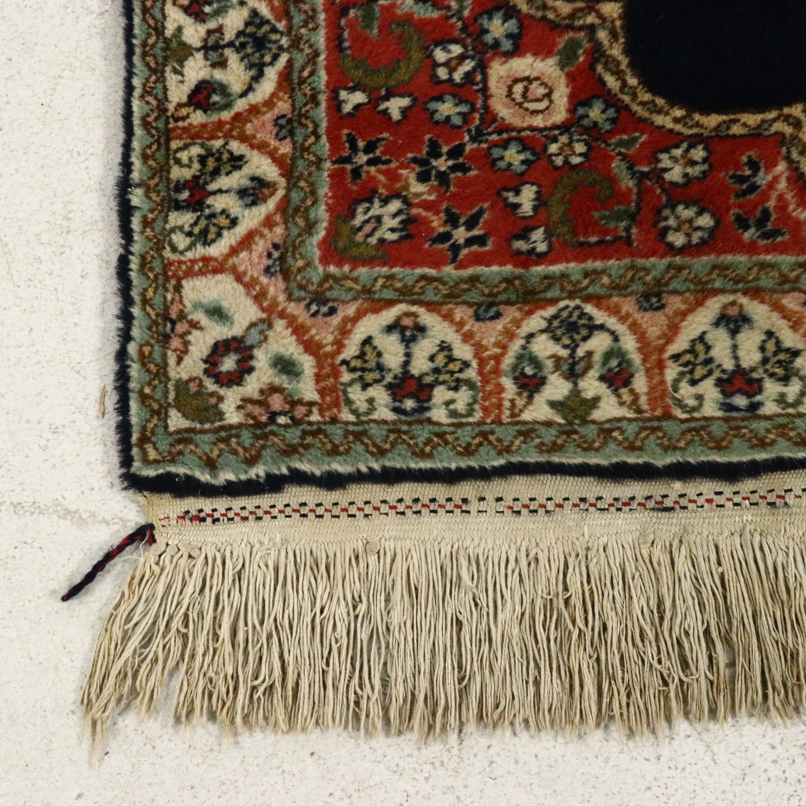 2'9 x 13'4 Hand-Knotted Persian Kerman Carpet Runner Long Rug