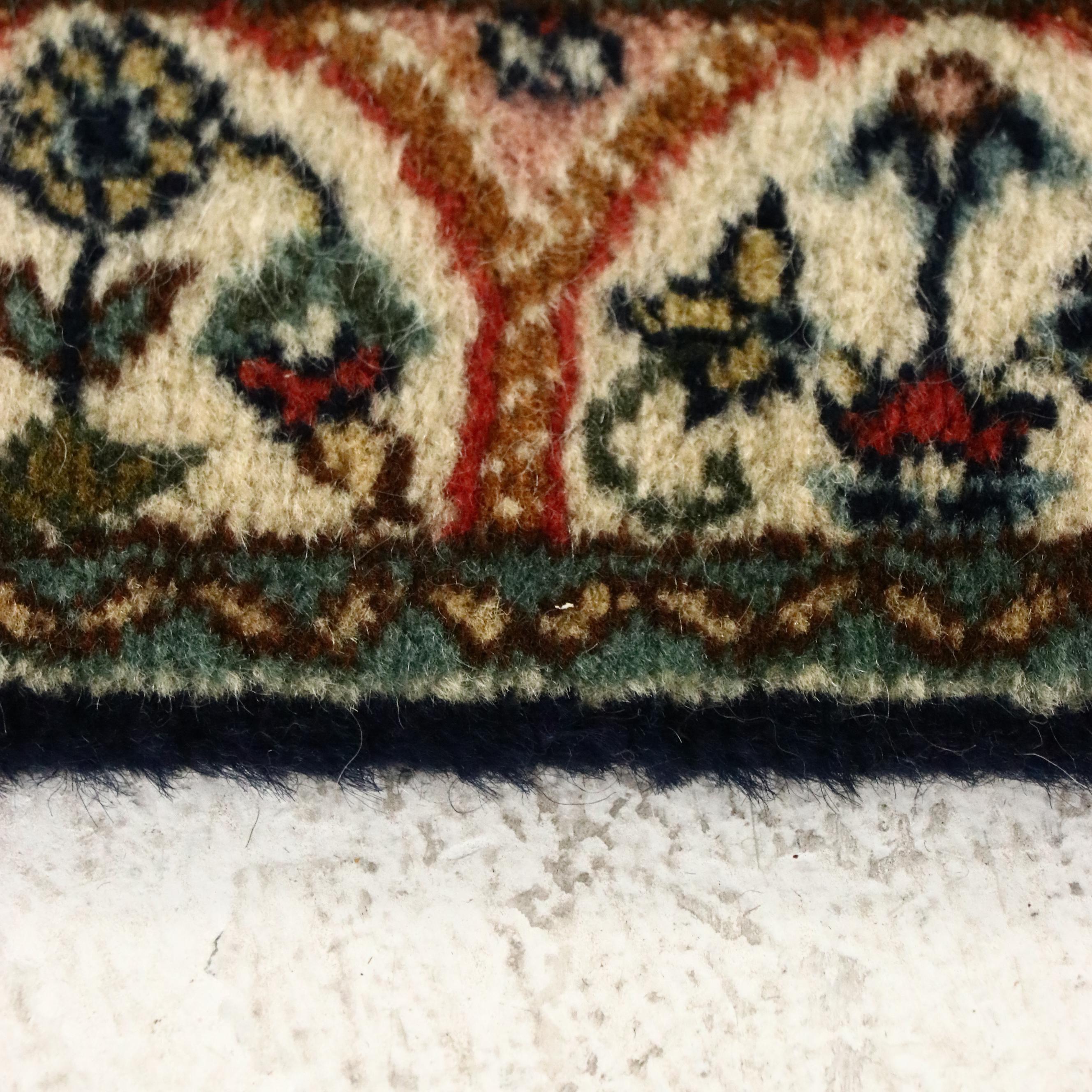 2'9 x 13'4 Hand-Knotted Persian Kerman Carpet Runner Long Rug