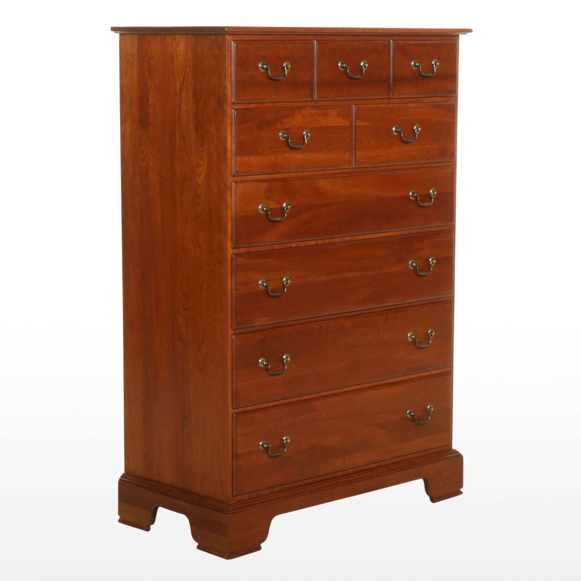 Knob Creek Federal Style Cherry Chest of Drawers