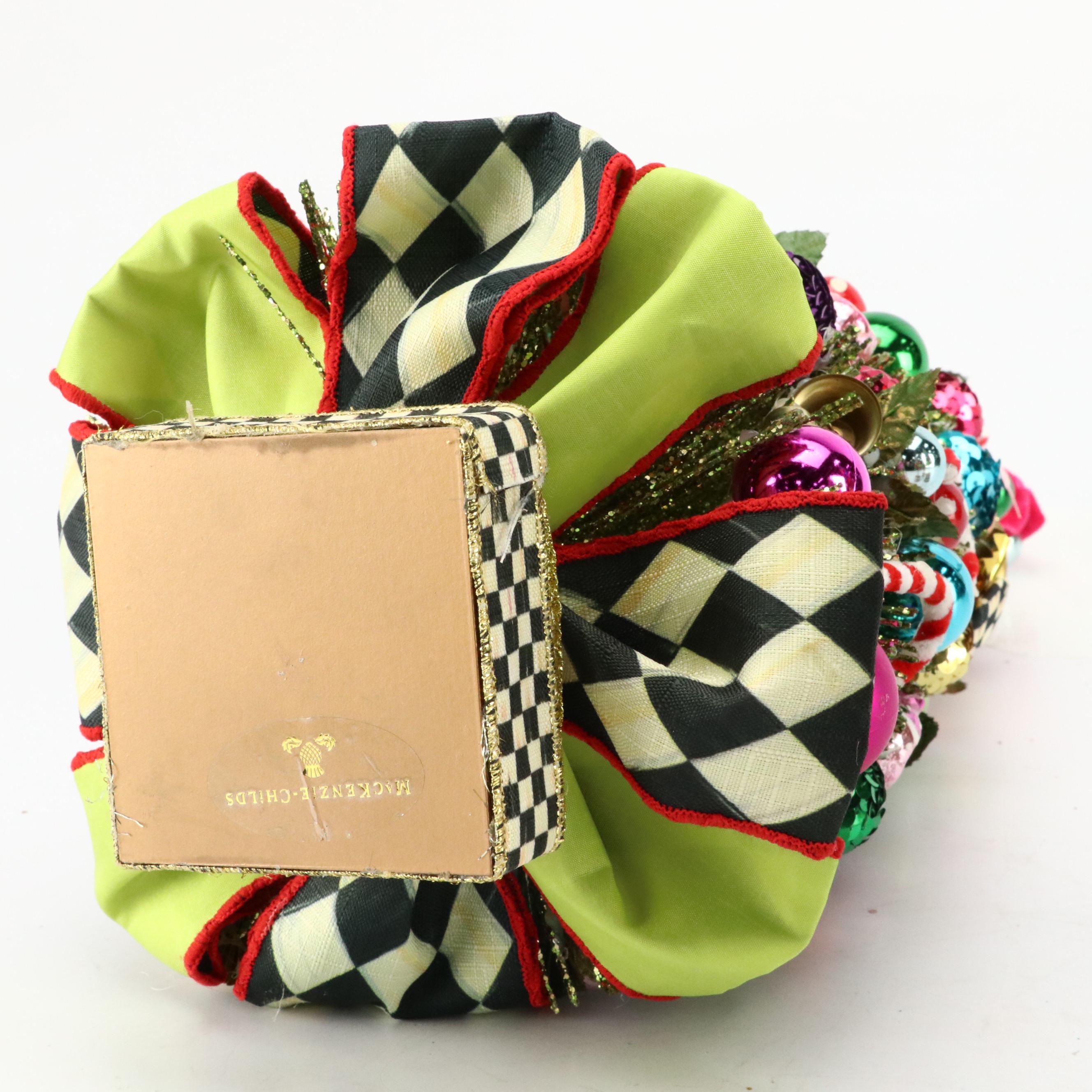 MacKenzie-Childs Tabletop Bottle Brush Christmas Trees