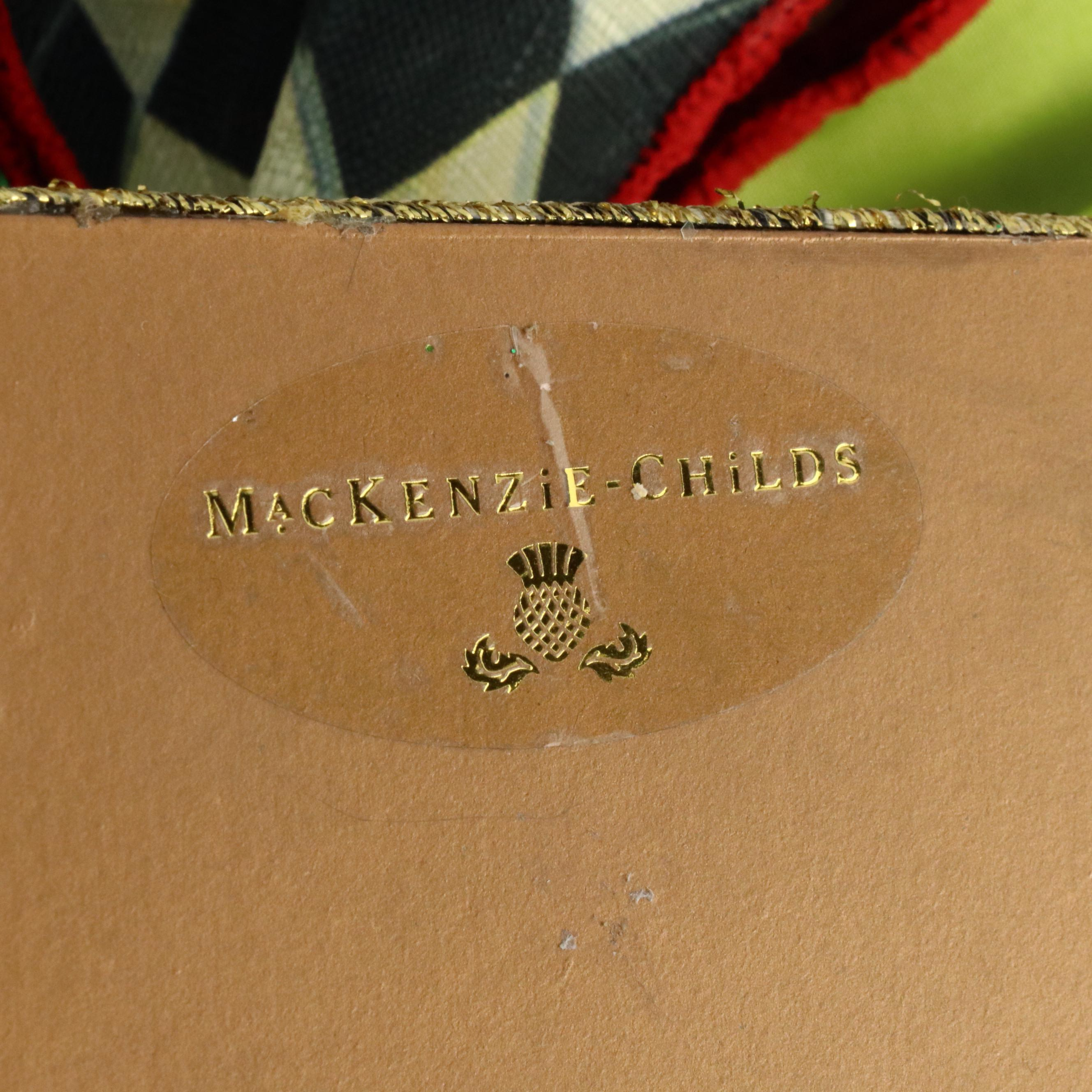 MacKenzie-Childs Tabletop Bottle Brush Christmas Trees