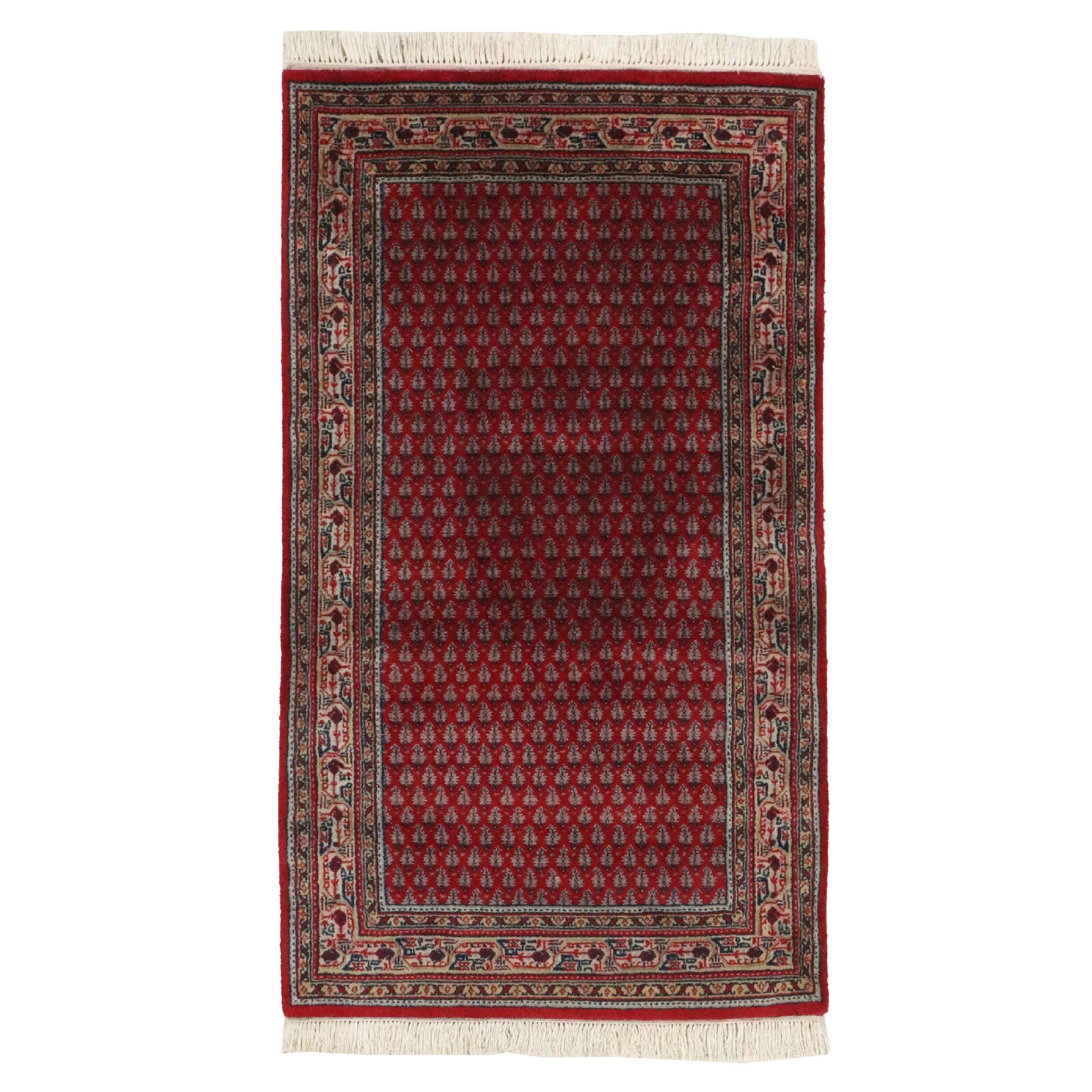 3' x 5'6 Hand-Knotted Persian Seraband Area Rug