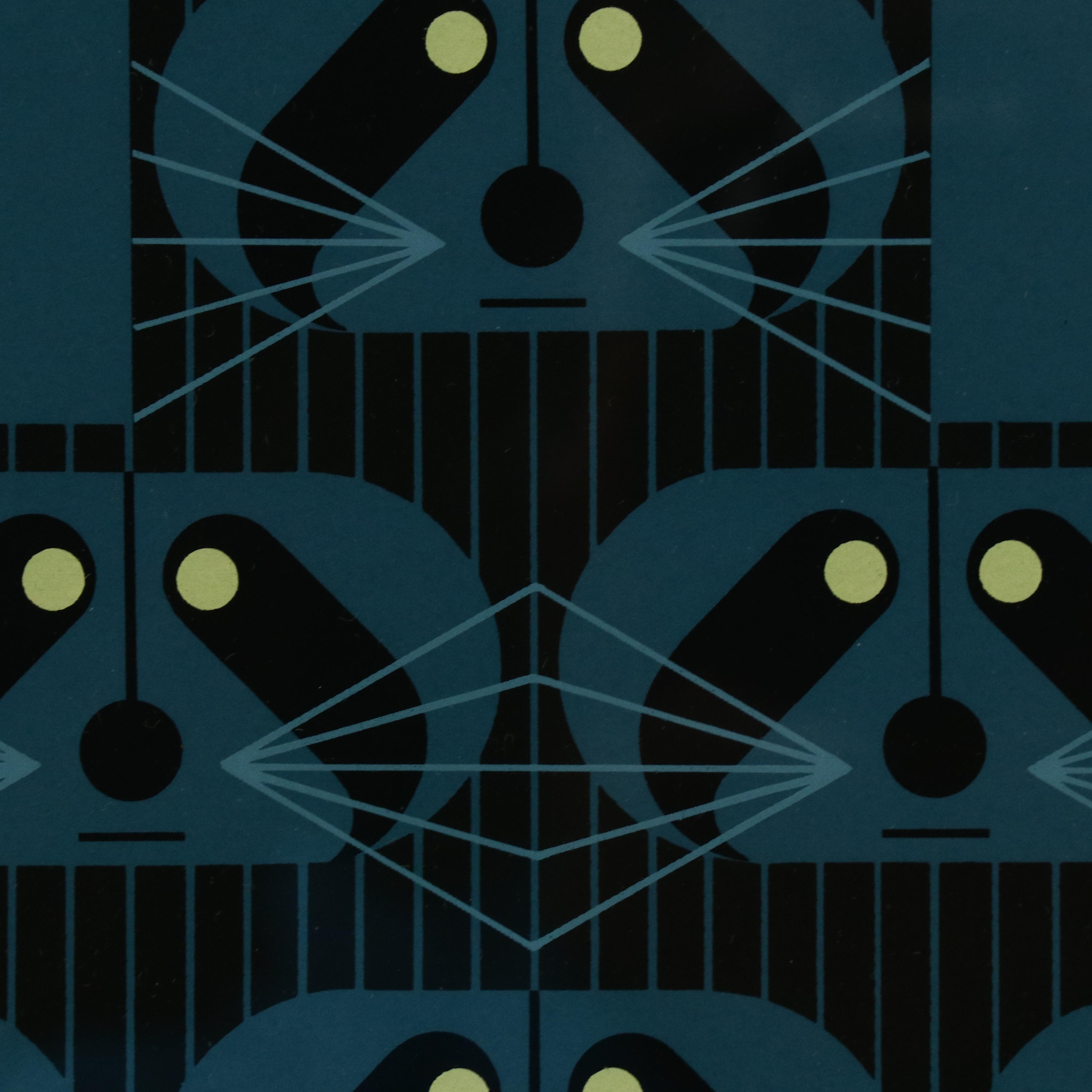 Charley Harper Serigraph "Raccpack," 1975