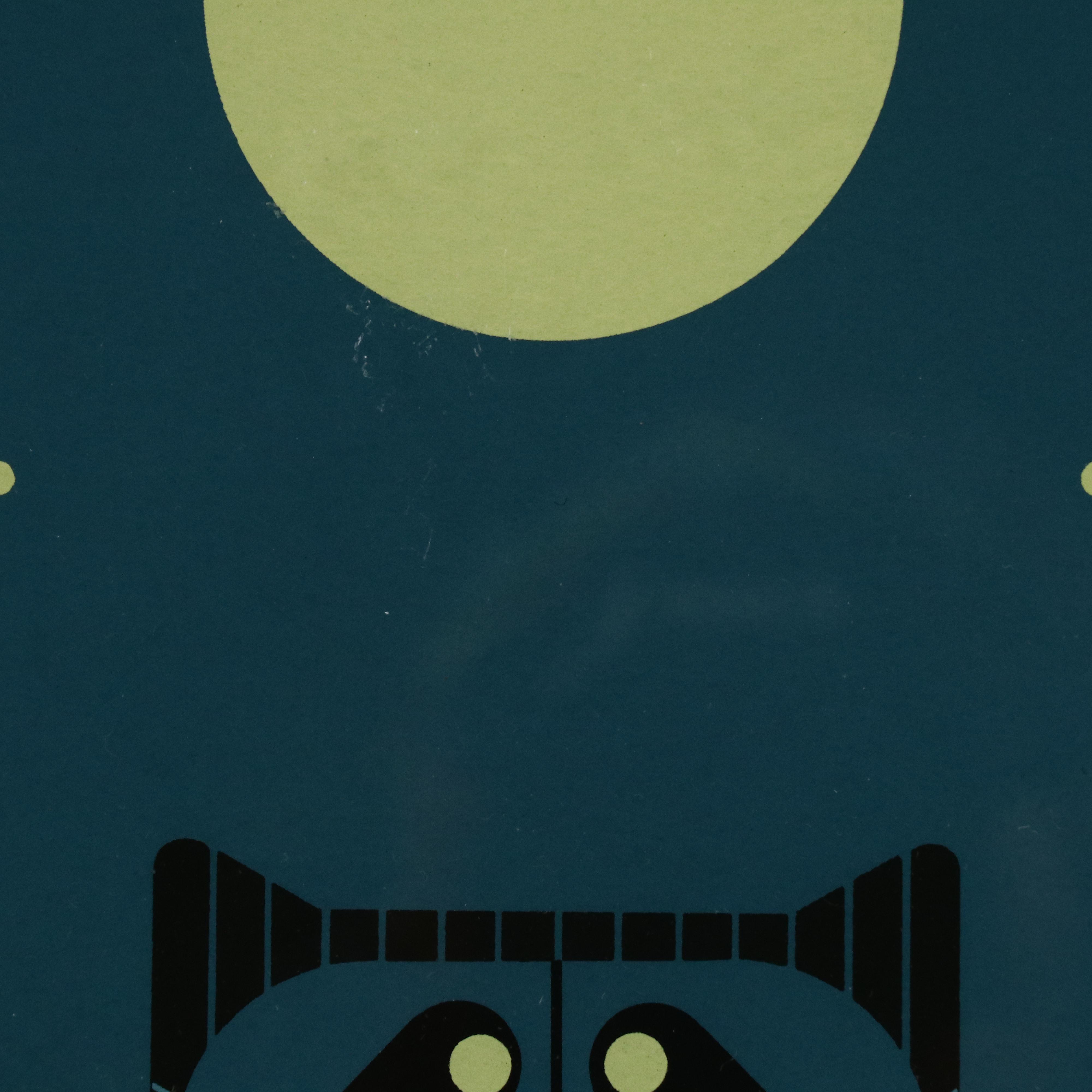 Charley Harper Serigraph "Raccpack," 1975