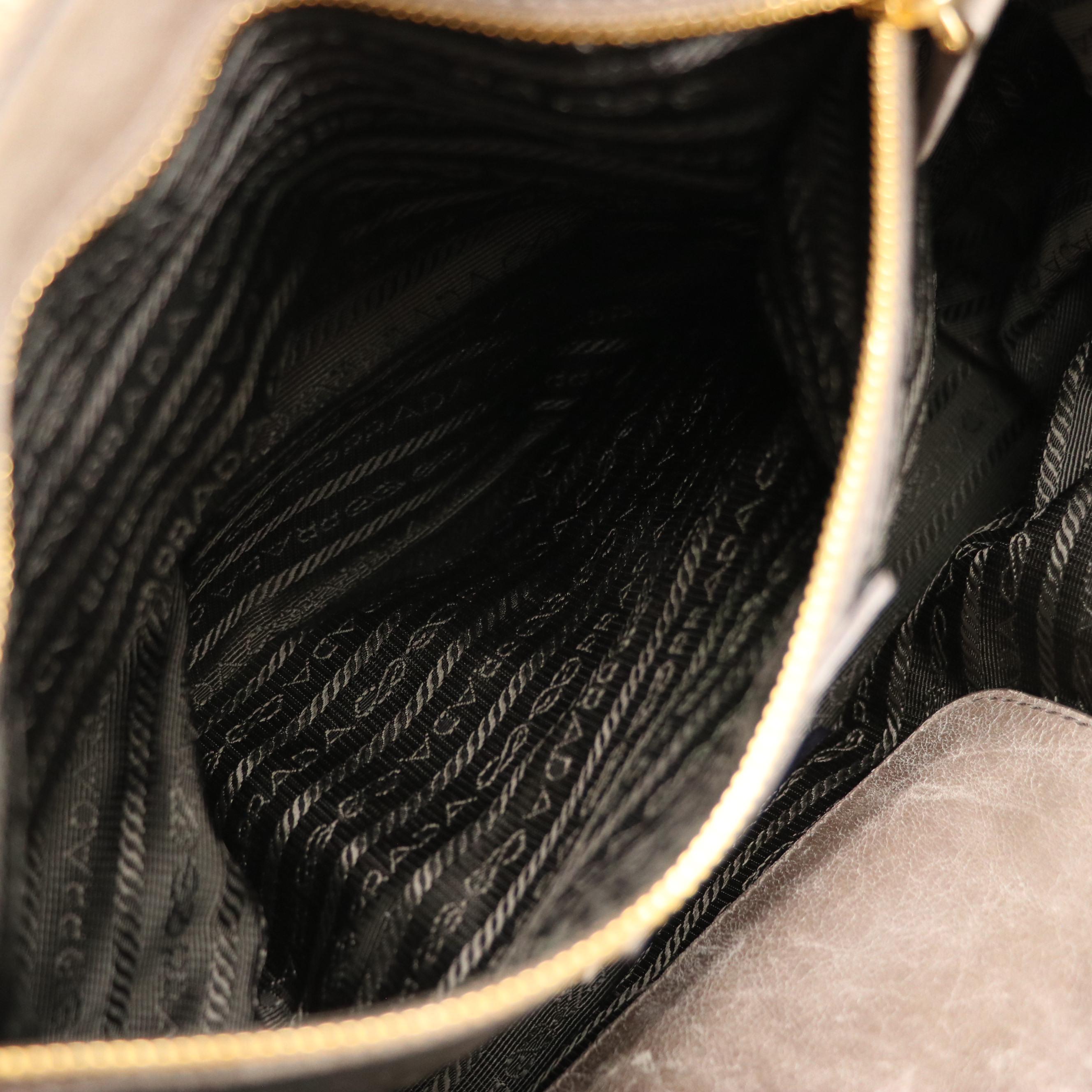 Prada Satchel in Vitello Shine Leather