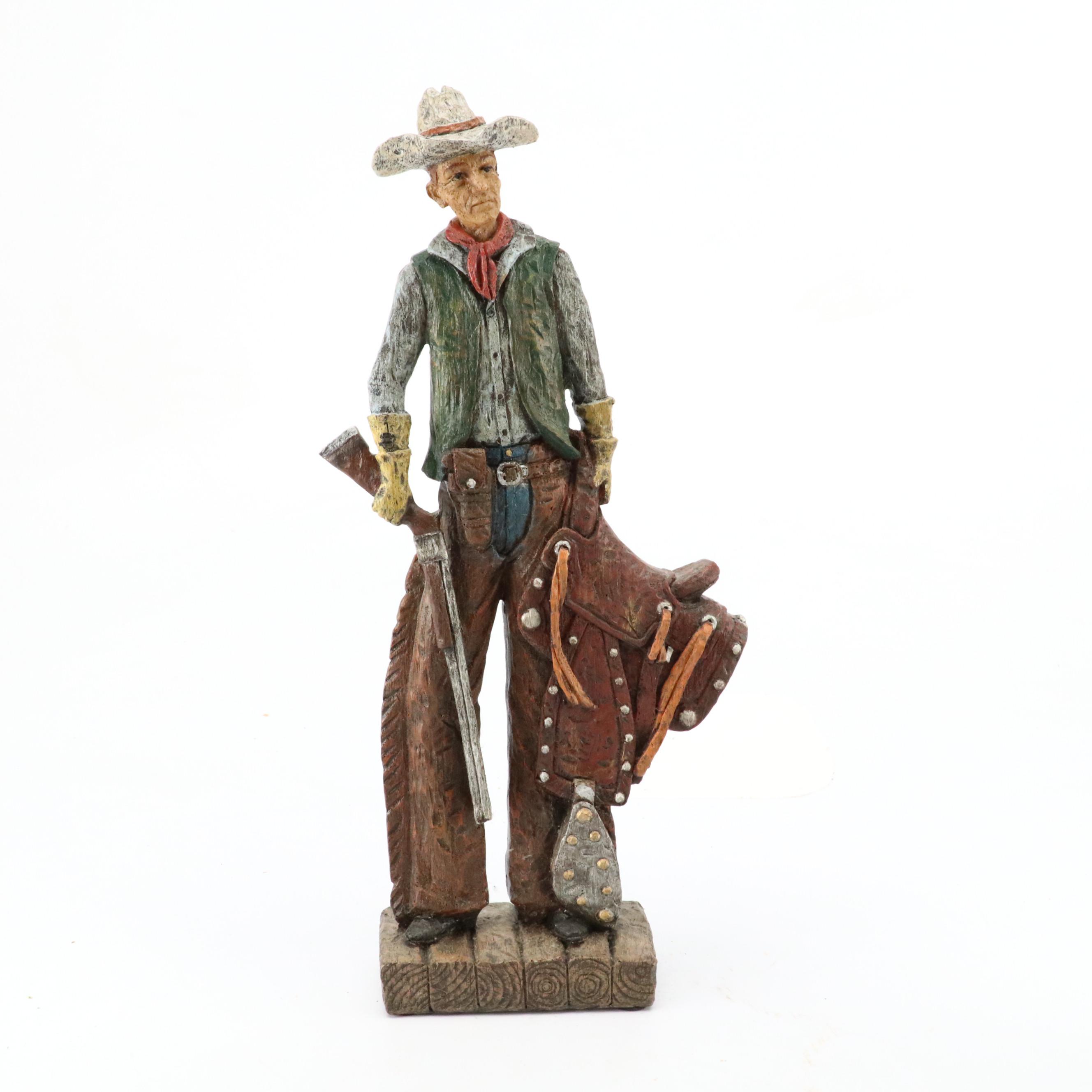 Cowboy and Horse, Bull Rider with Other Figurines and Bookends