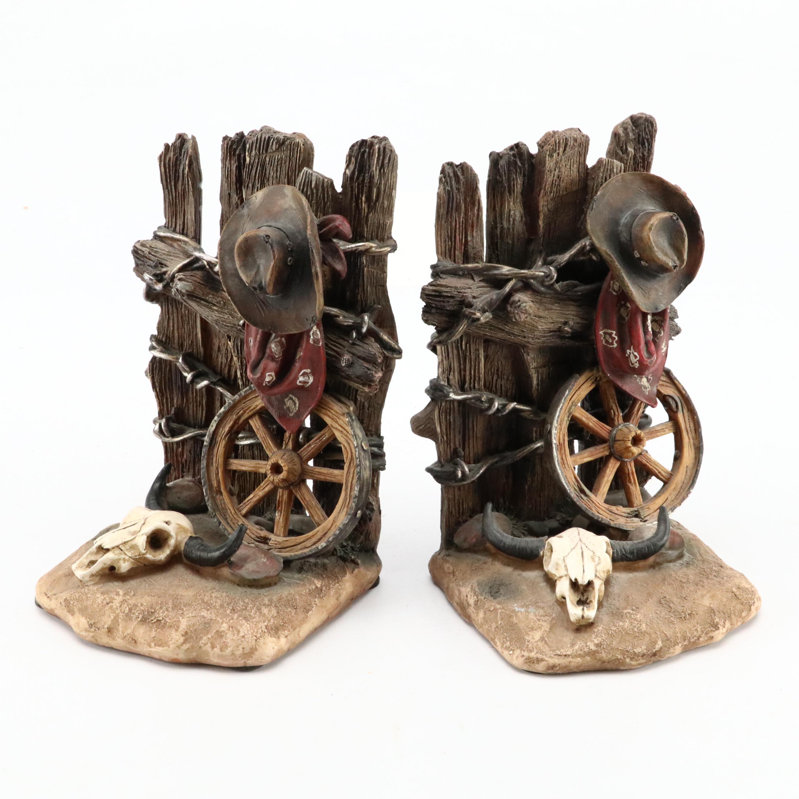 Cowboy and Horse, Bull Rider with Other Figurines and Bookends