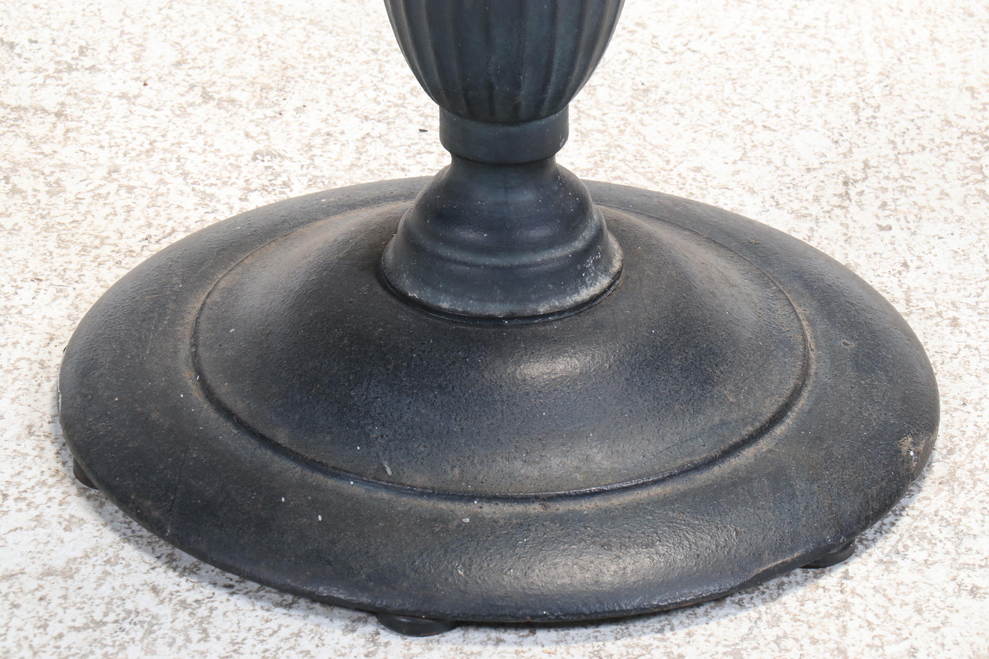 Victorian Style Cast Metal Pedestal Table Base