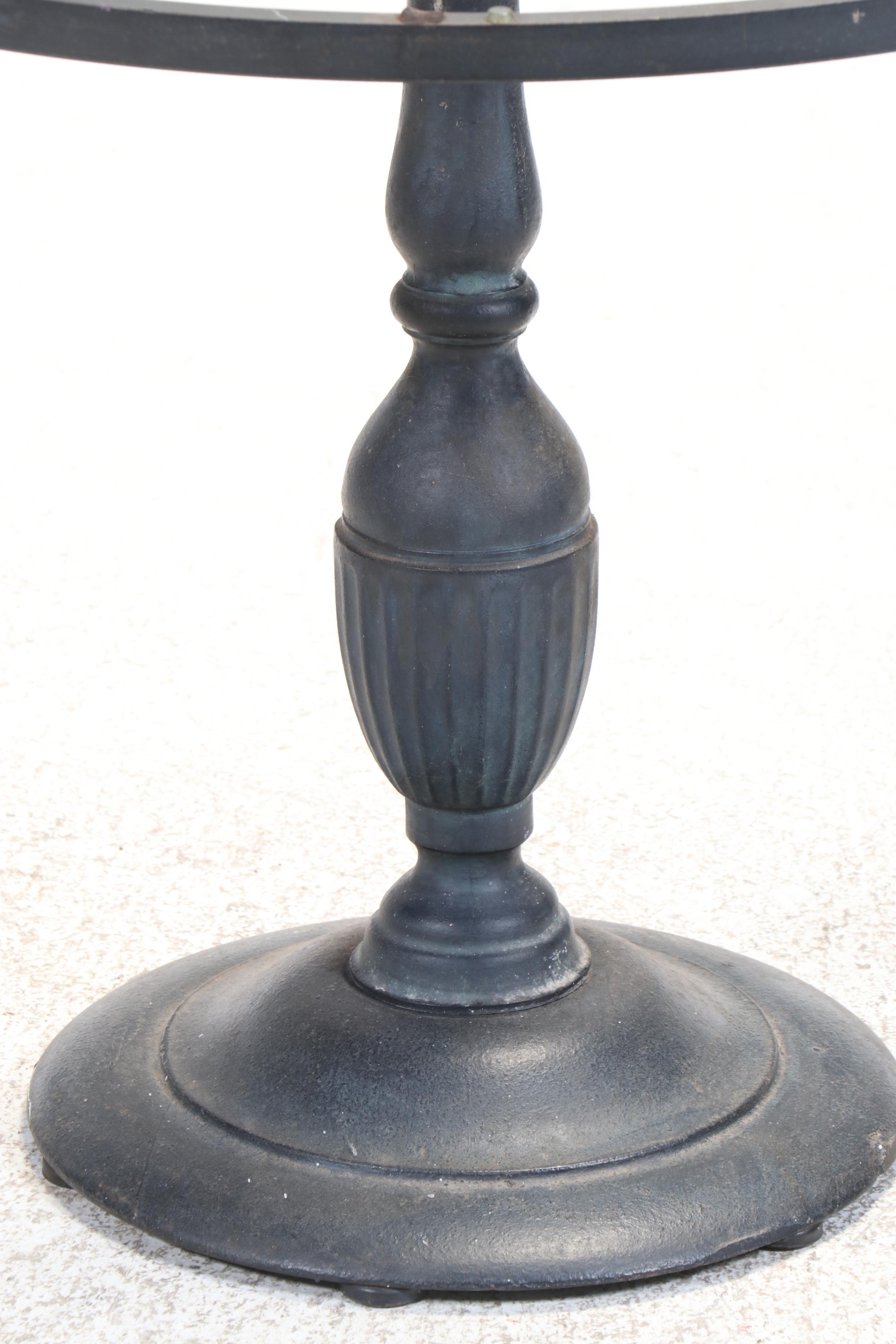Victorian Style Cast Metal Pedestal Table Base