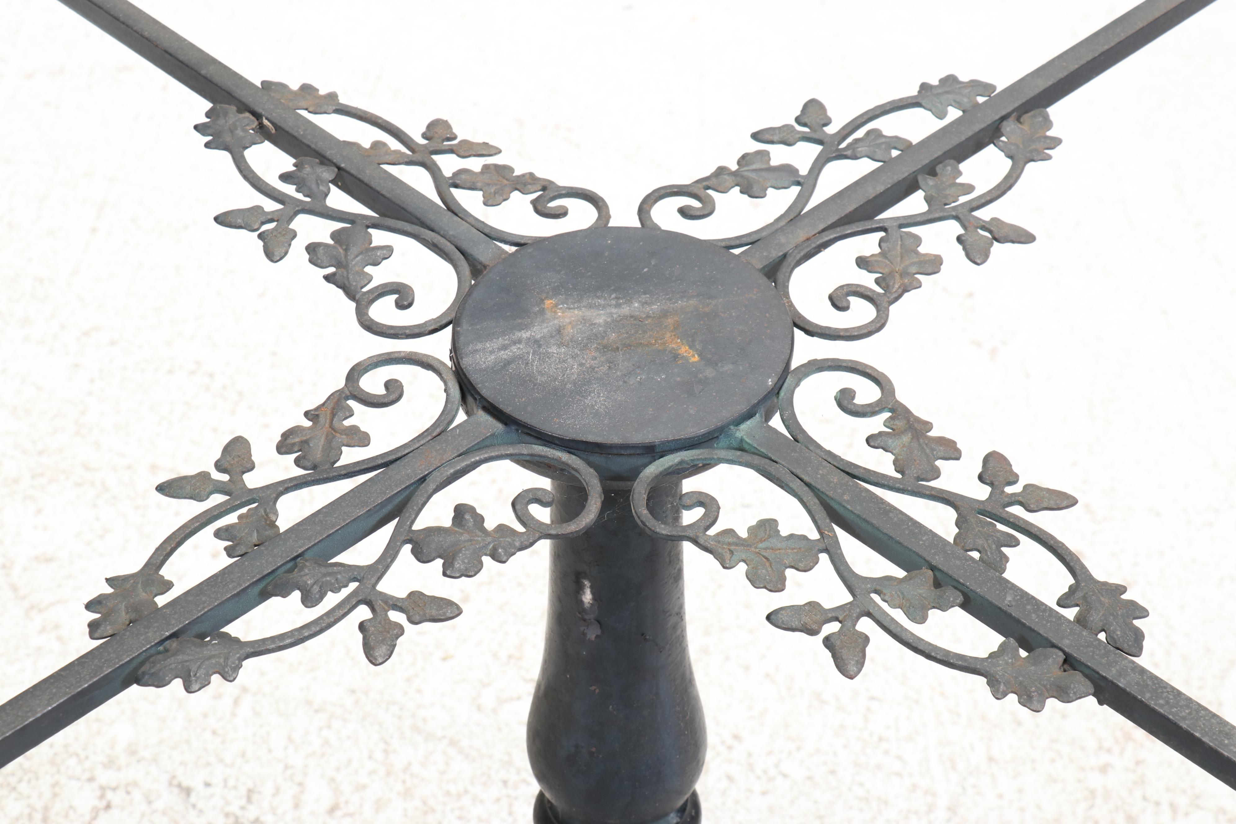 Victorian Style Cast Metal Pedestal Table Base