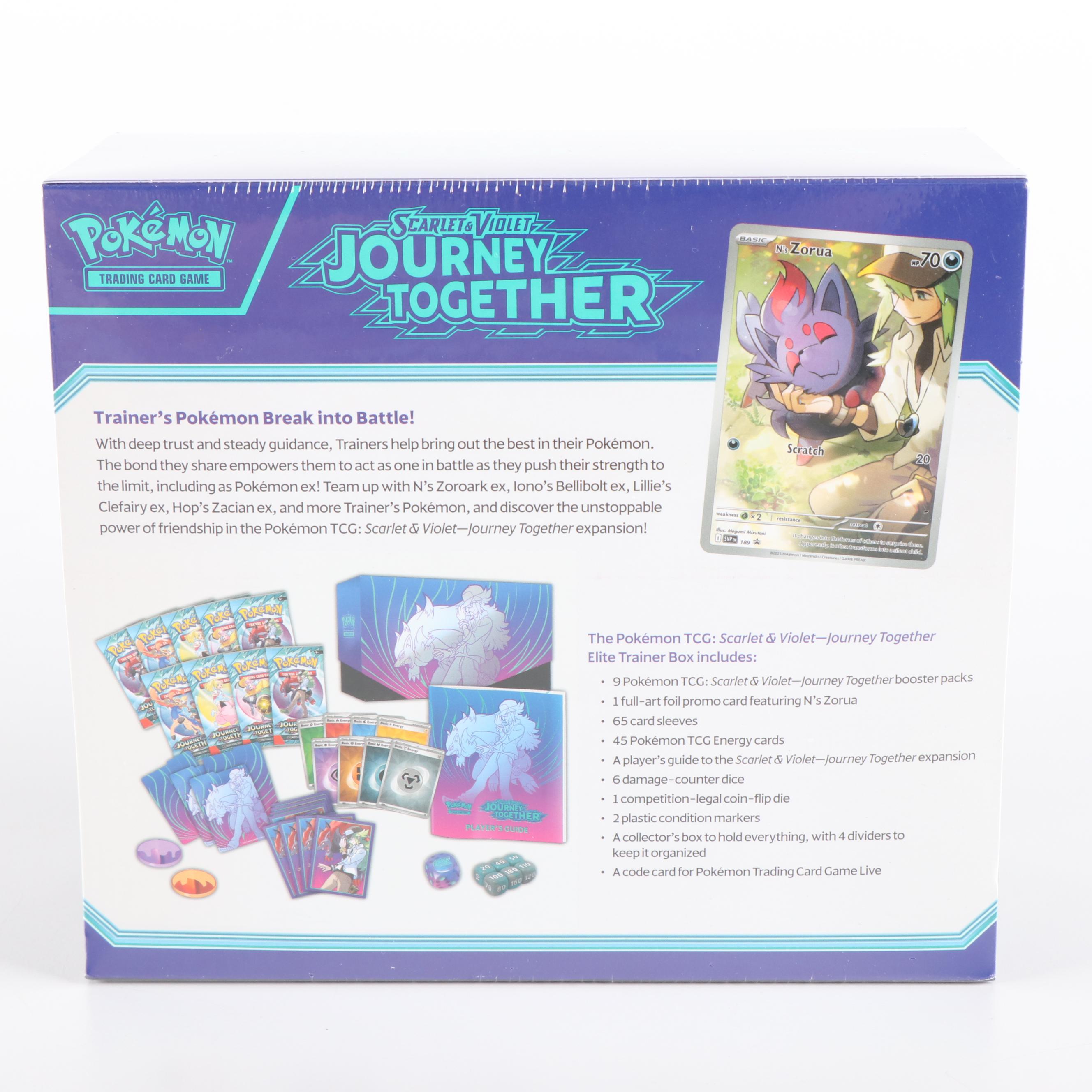 Sealed Scarlet & Violet Journey Together Elite Trainer Box with More