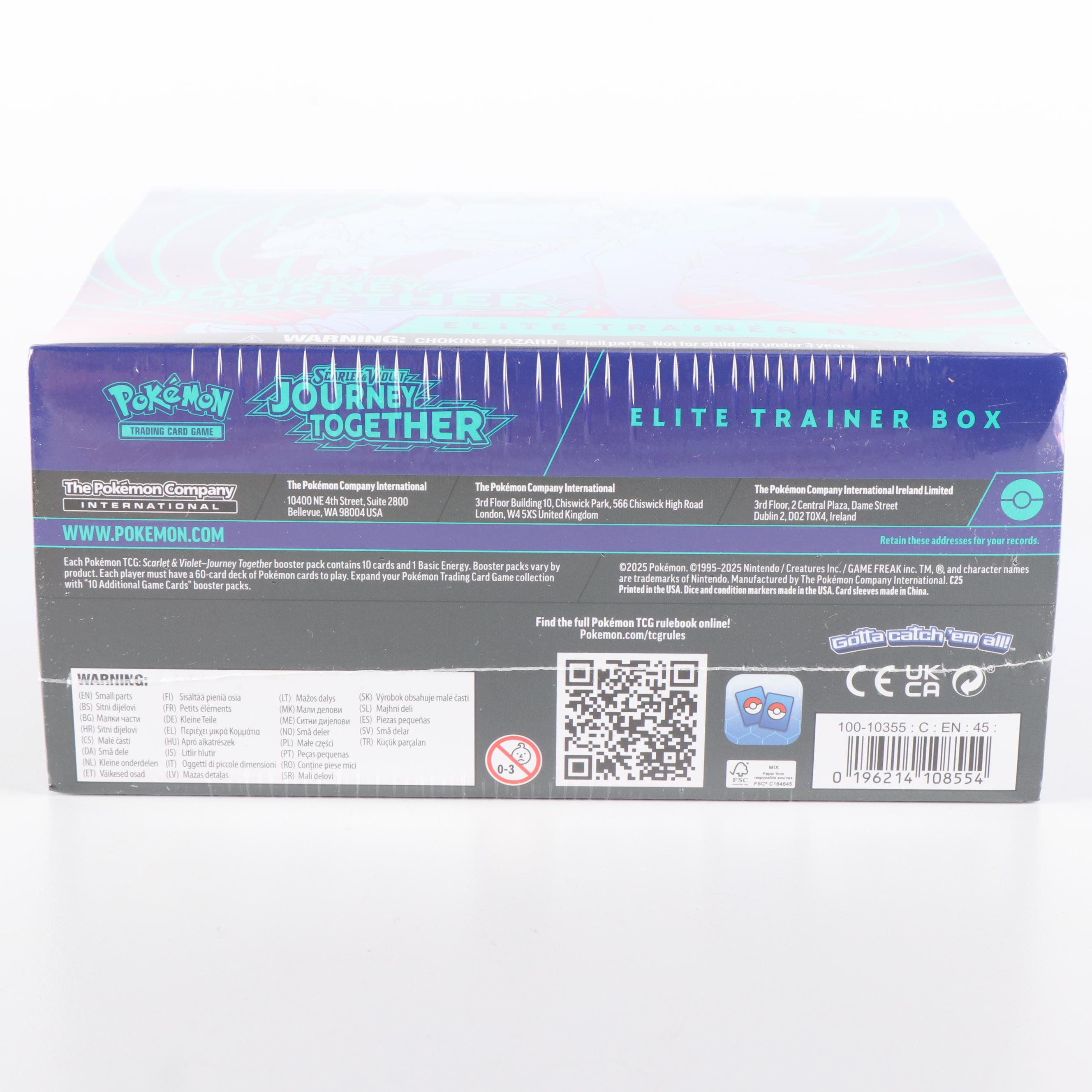 Sealed Scarlet & Violet Journey Together Elite Trainer Box with More