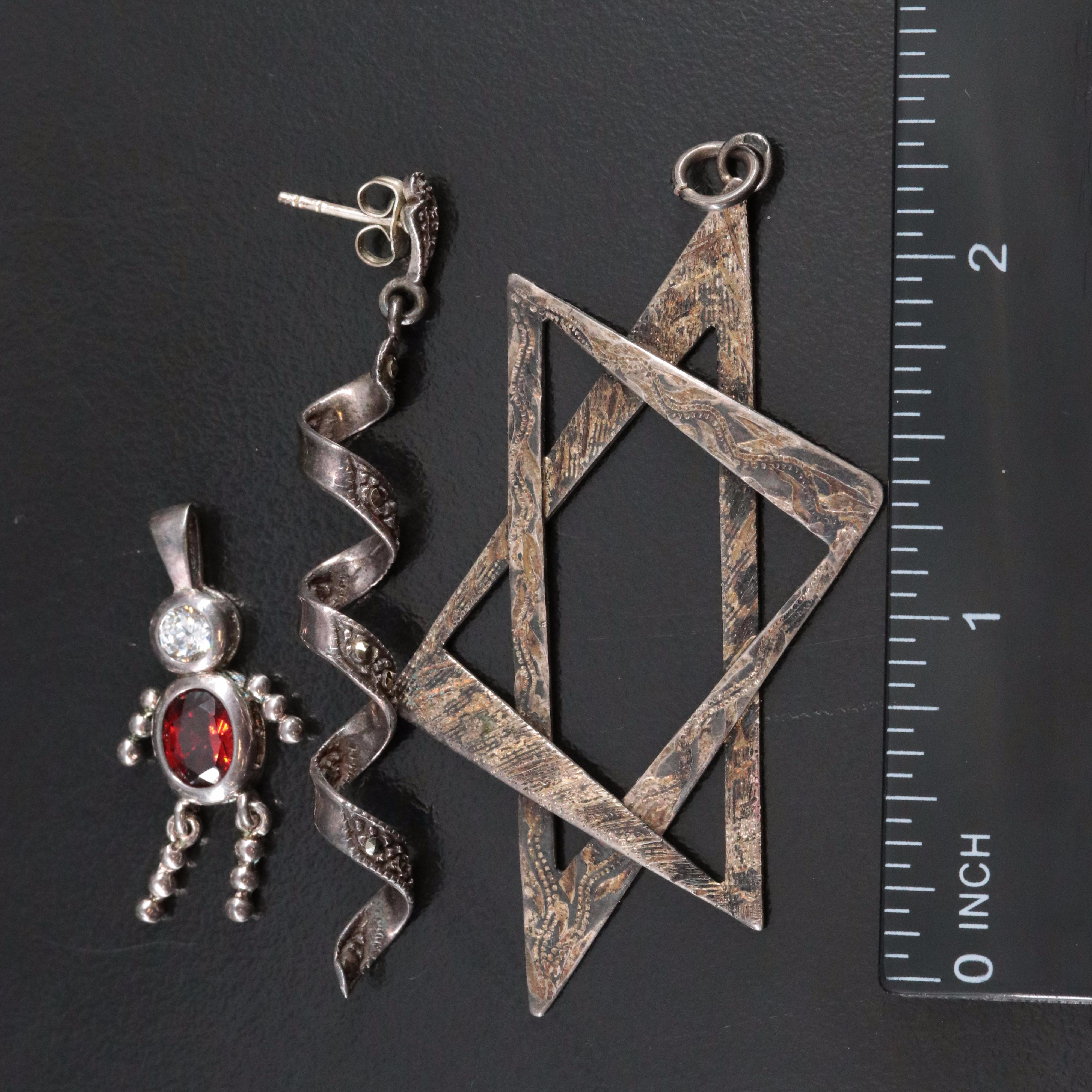 Amethyst, Mother-of-Pearl and Amber Jewelry Collection Featuring Sterling