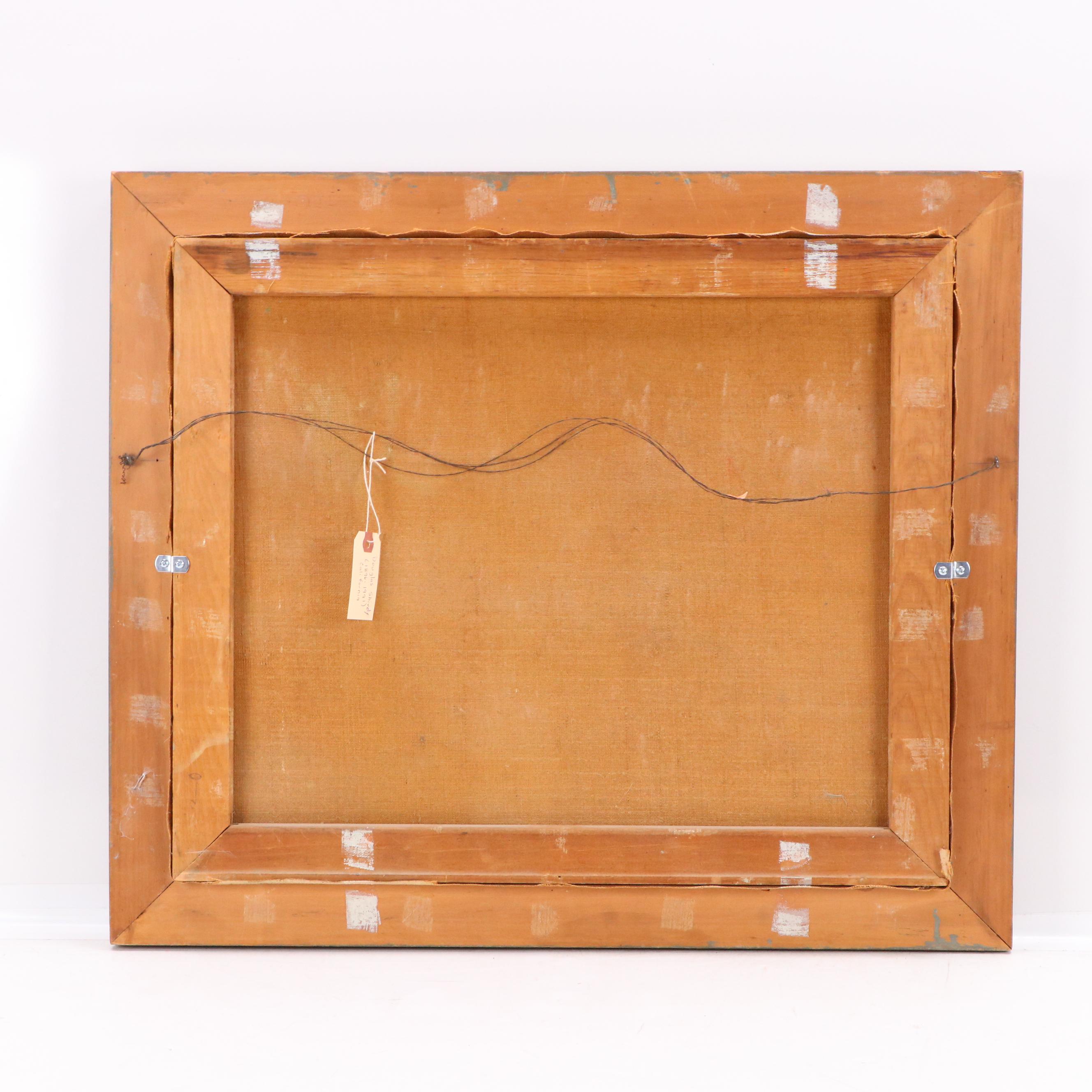 Douglas Shively Seascape Oil Painting, 1930