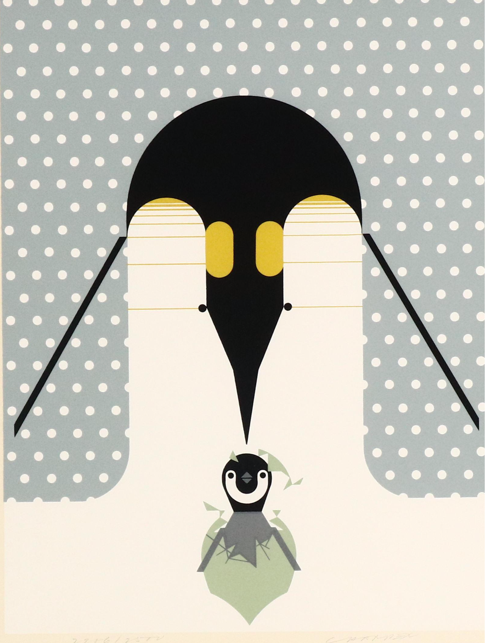 Charley Harper Serigraph "Brrrrthday"