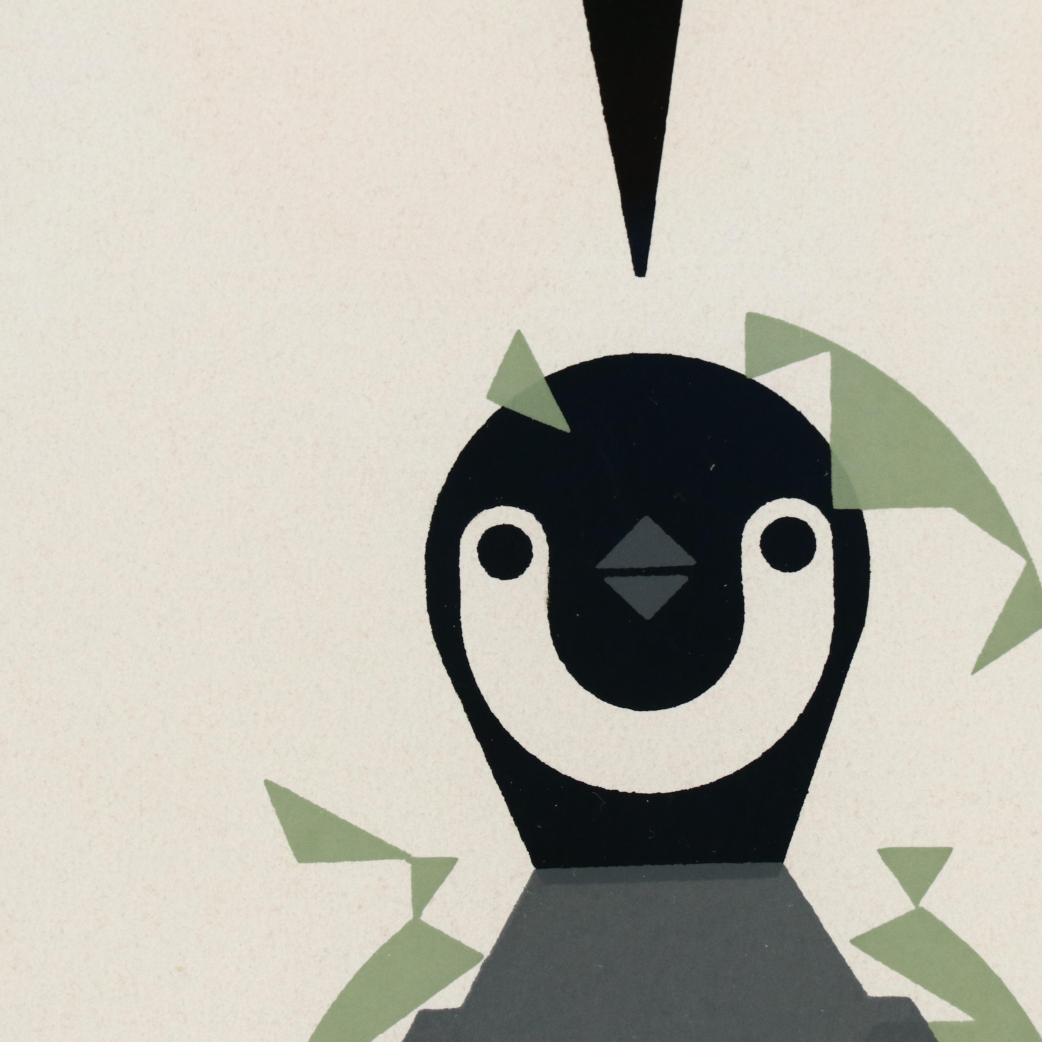 Charley Harper Serigraph "Brrrrthday"