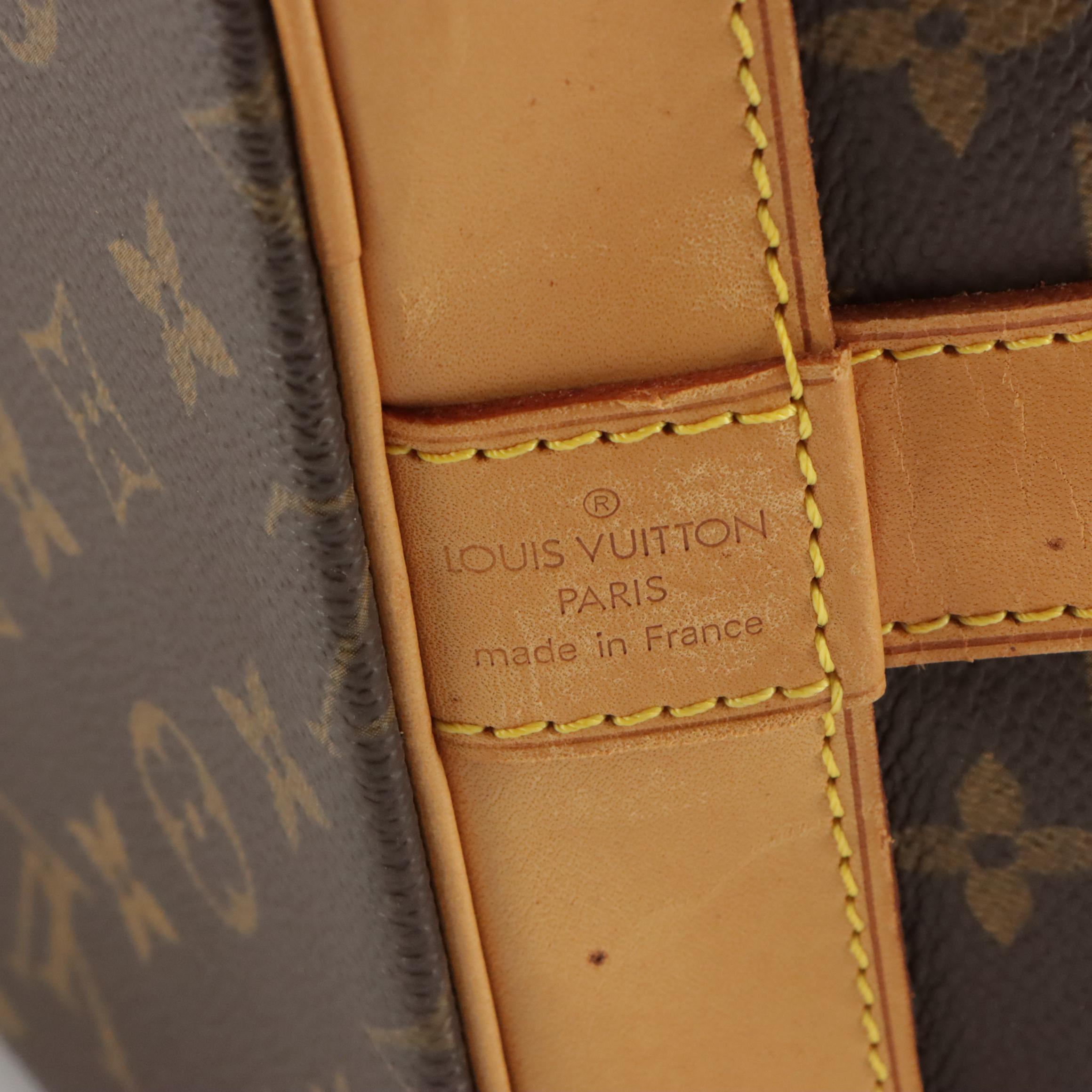 Louis Vuitton Cruiser 40 Travel Bag in Monogram Canvas and Vachetta Leather