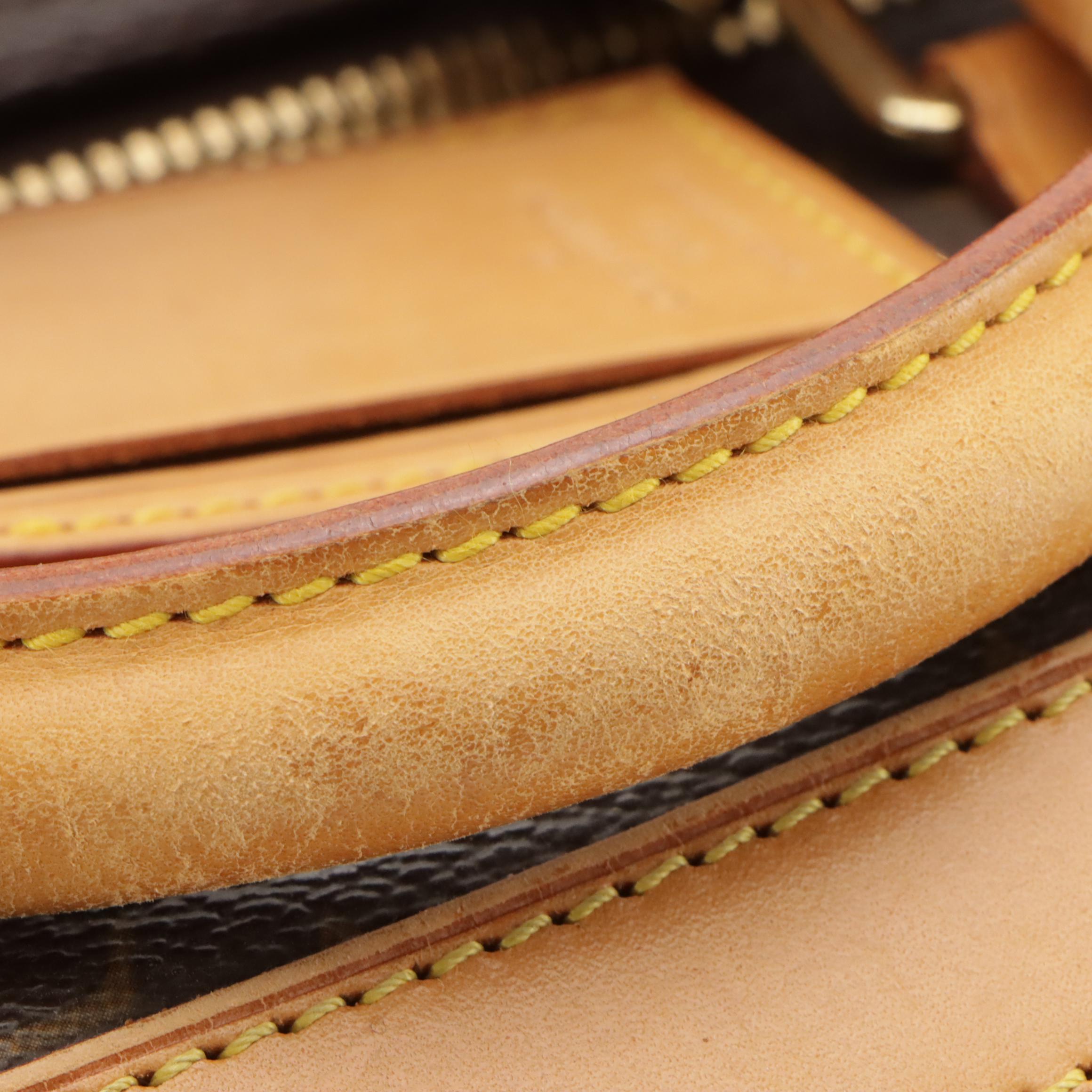 Louis Vuitton Cruiser 40 Travel Bag in Monogram Canvas and Vachetta Leather