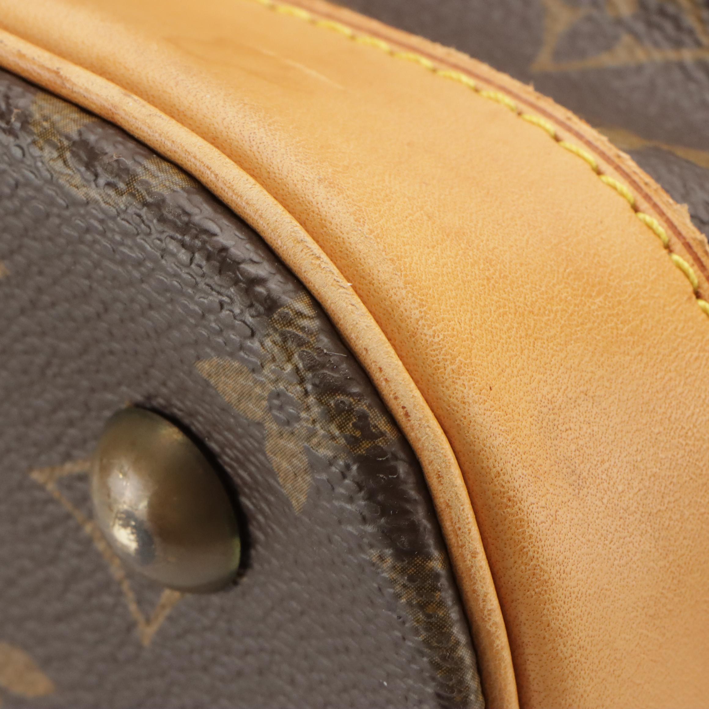 Louis Vuitton Cruiser 40 Travel Bag in Monogram Canvas and Vachetta Leather