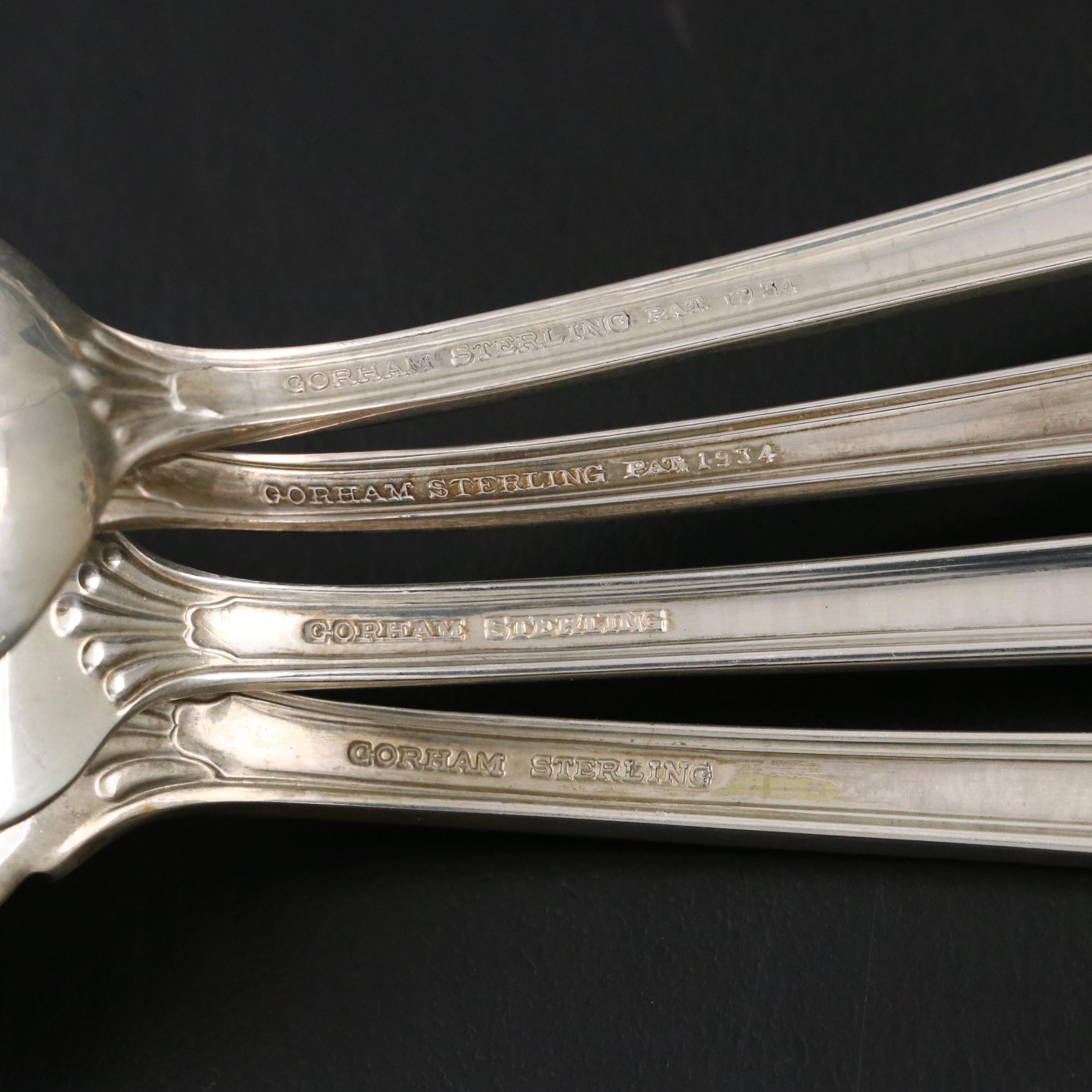 Gorham "Edgemont Gold" Sterling Flatware