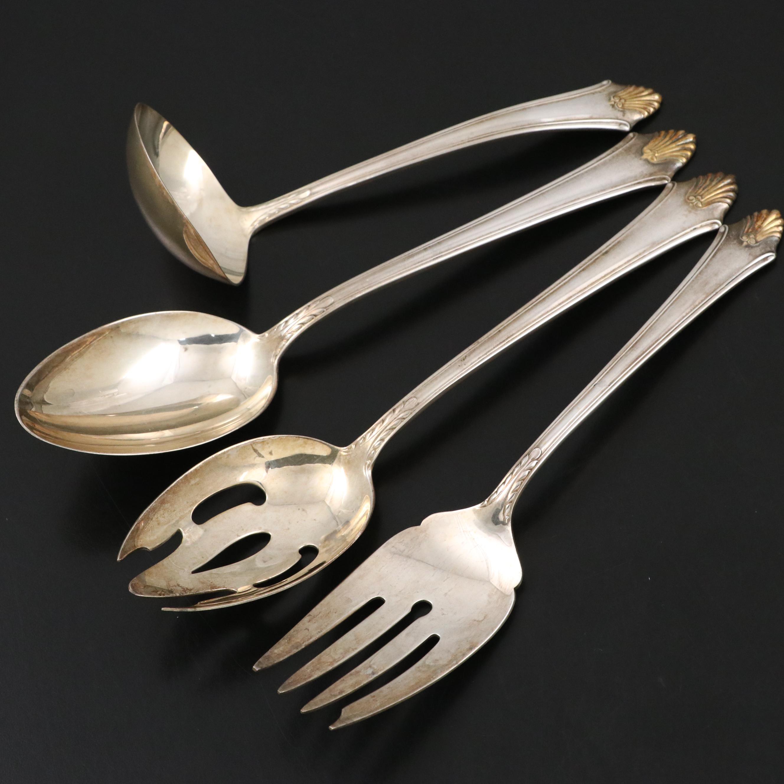 Gorham "Edgemont Gold" Sterling Flatware