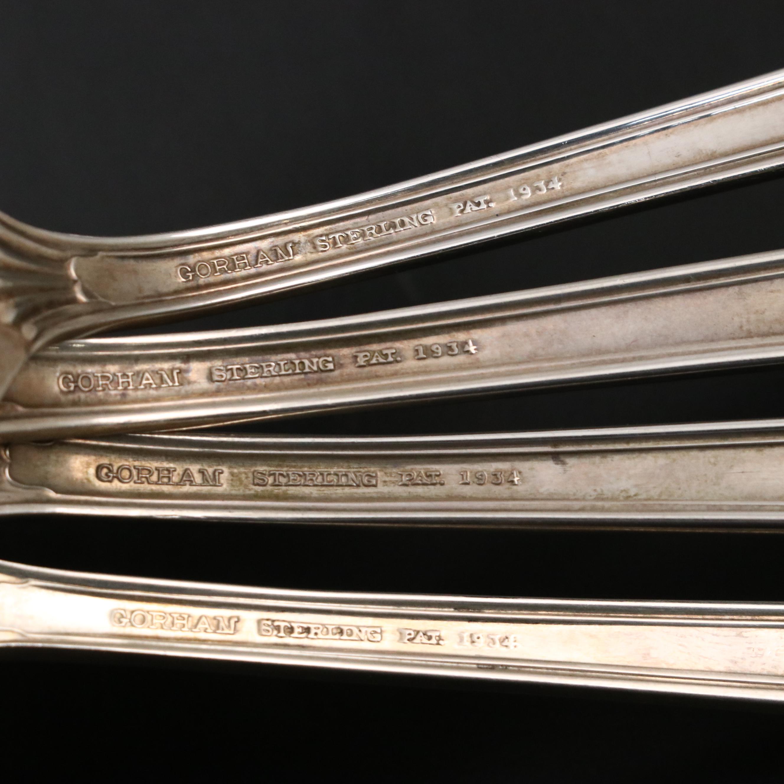 Gorham "Edgemont Gold" Sterling Flatware