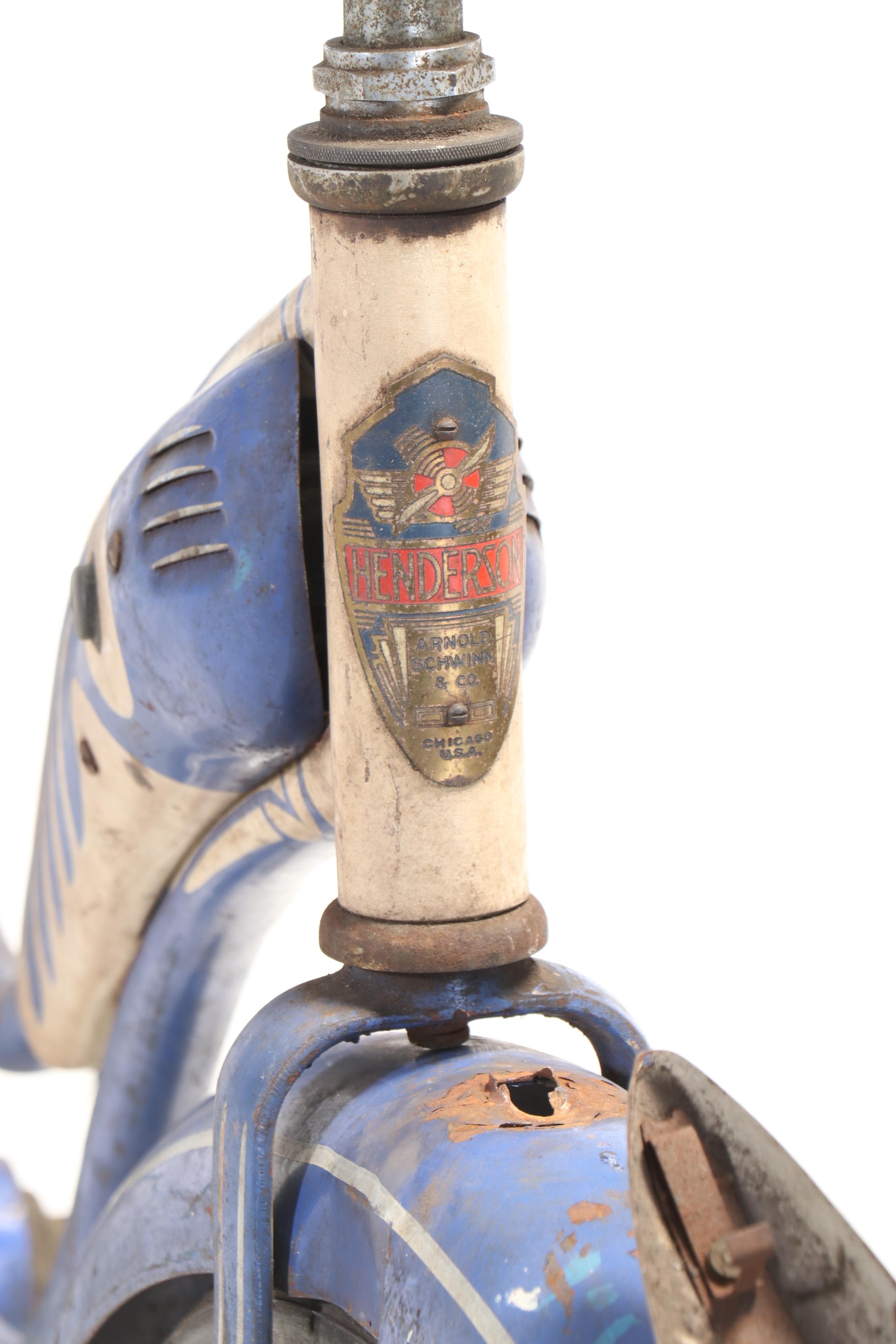 Arnold Schwinn & Co. Henderson Cruiser Bicycle, c. 1930s