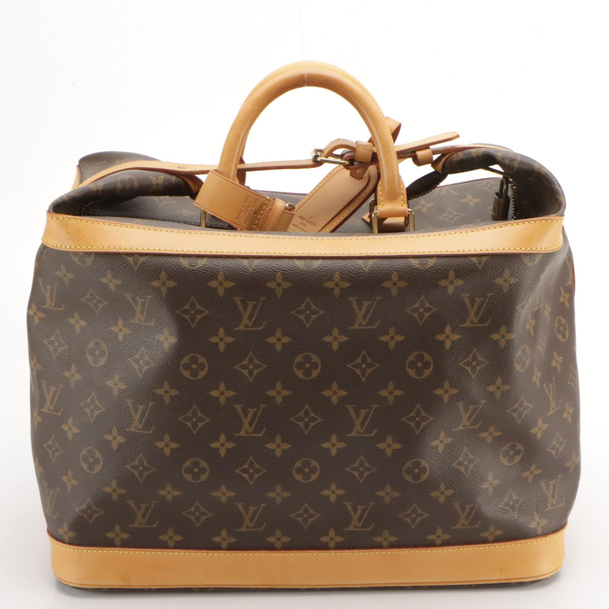 Louis Vuitton Cruiser 40 Travel Bag in Monogram Canvas and Vachetta Leather