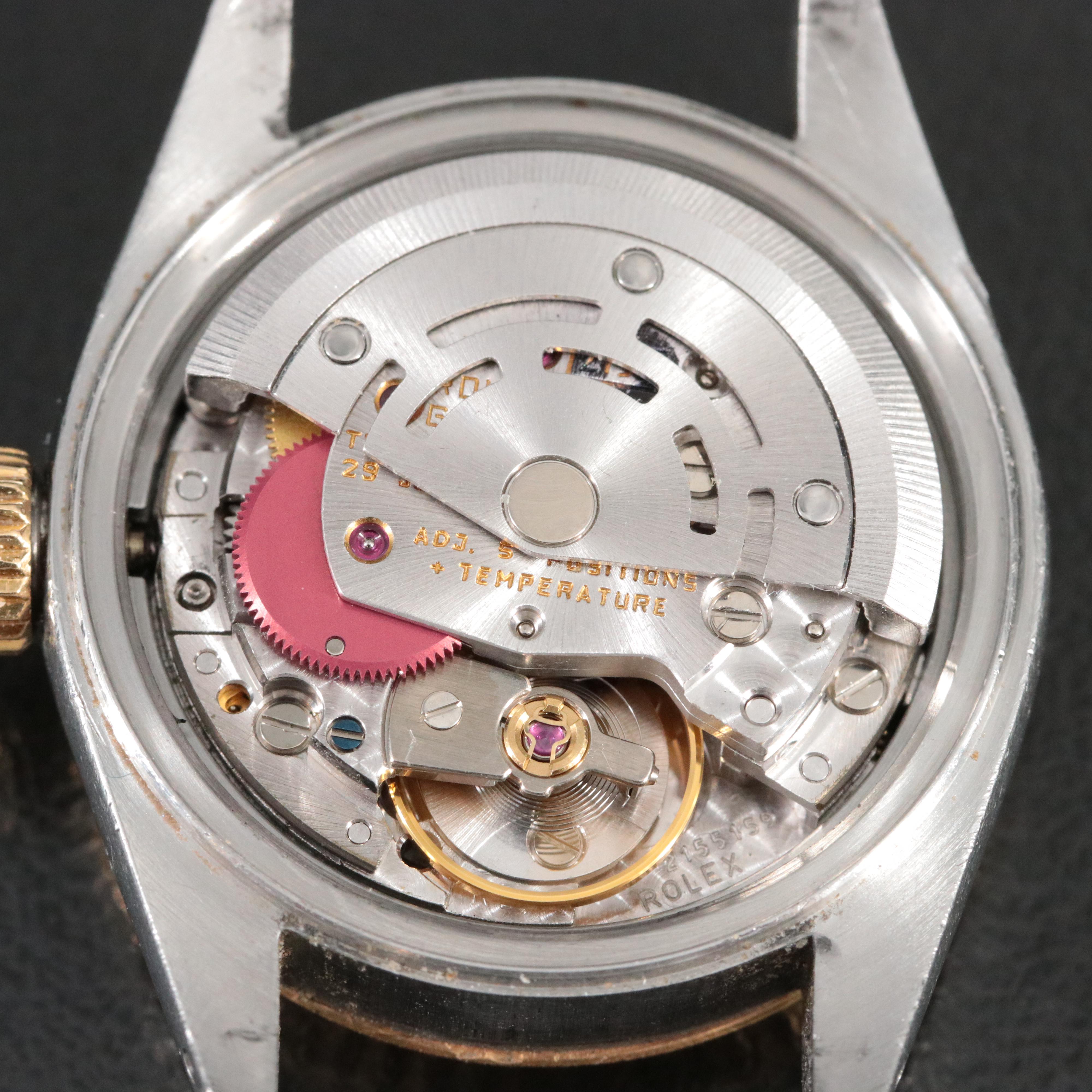 Rolex Datejust 69173 Custom Diamond Dial 26mm 18K & Steel Automatic Watch