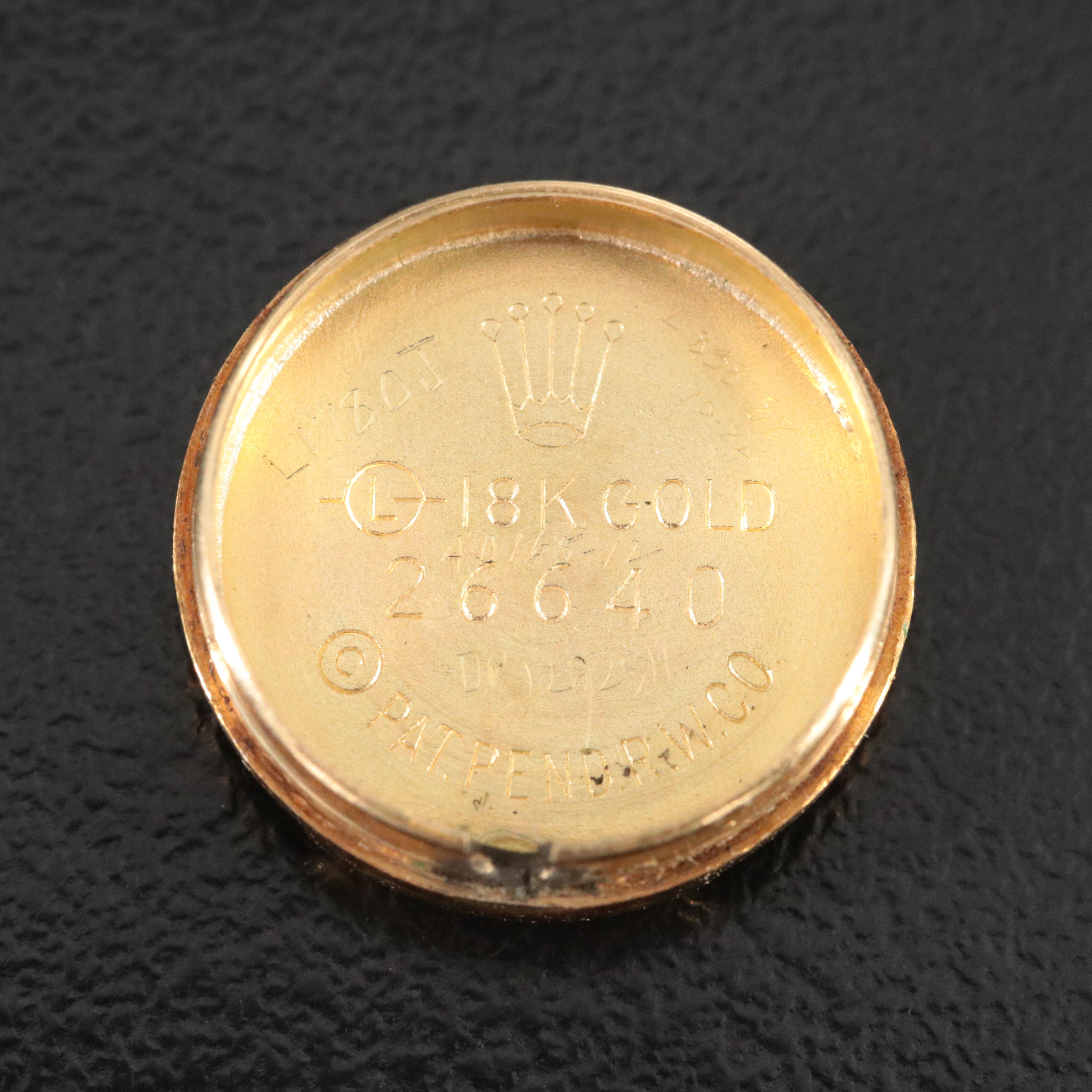 Vintage 18K Rolex Chameleon Stem Wind Watch