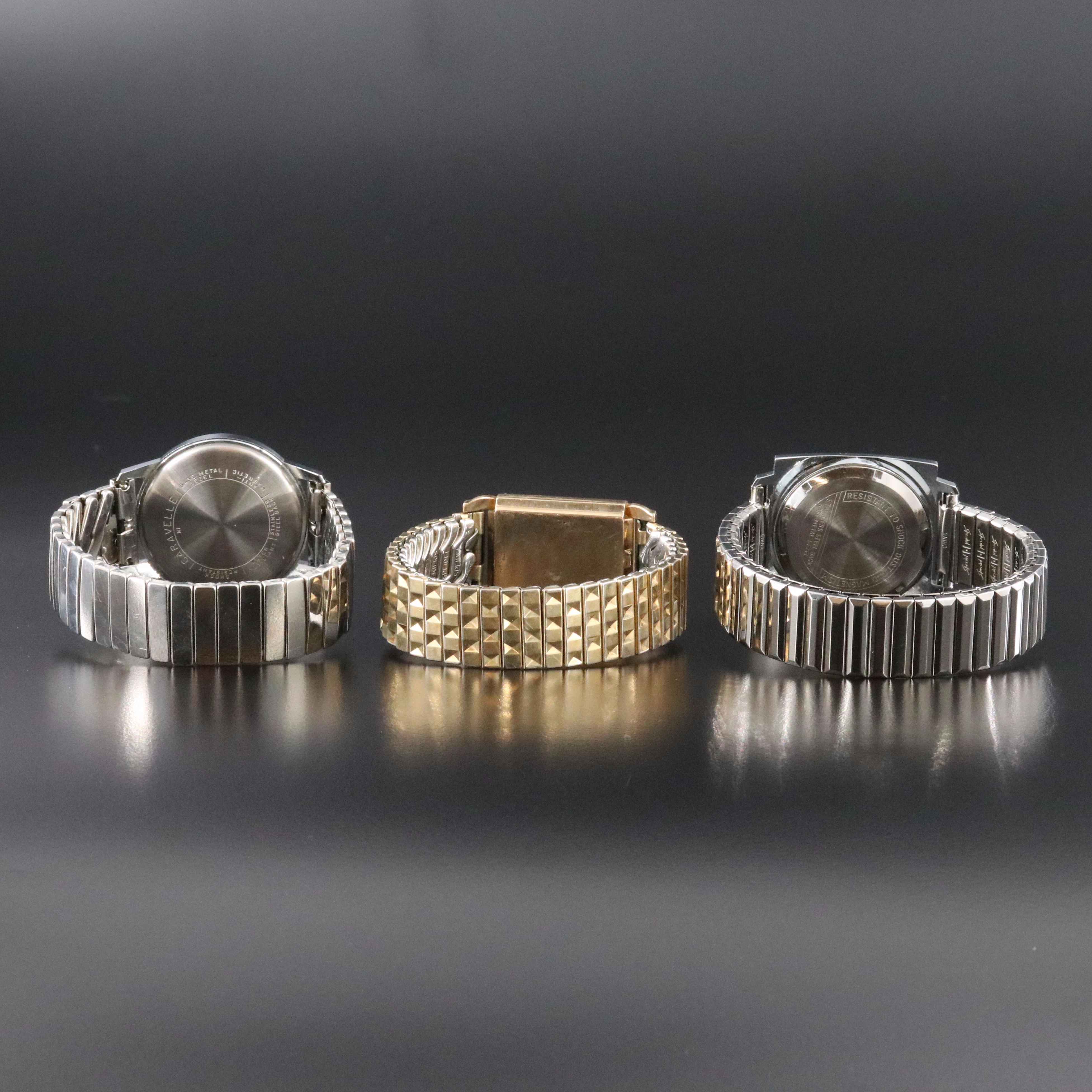 Vintage Bulova, Caravelle, & Tempora Mechanical Watches