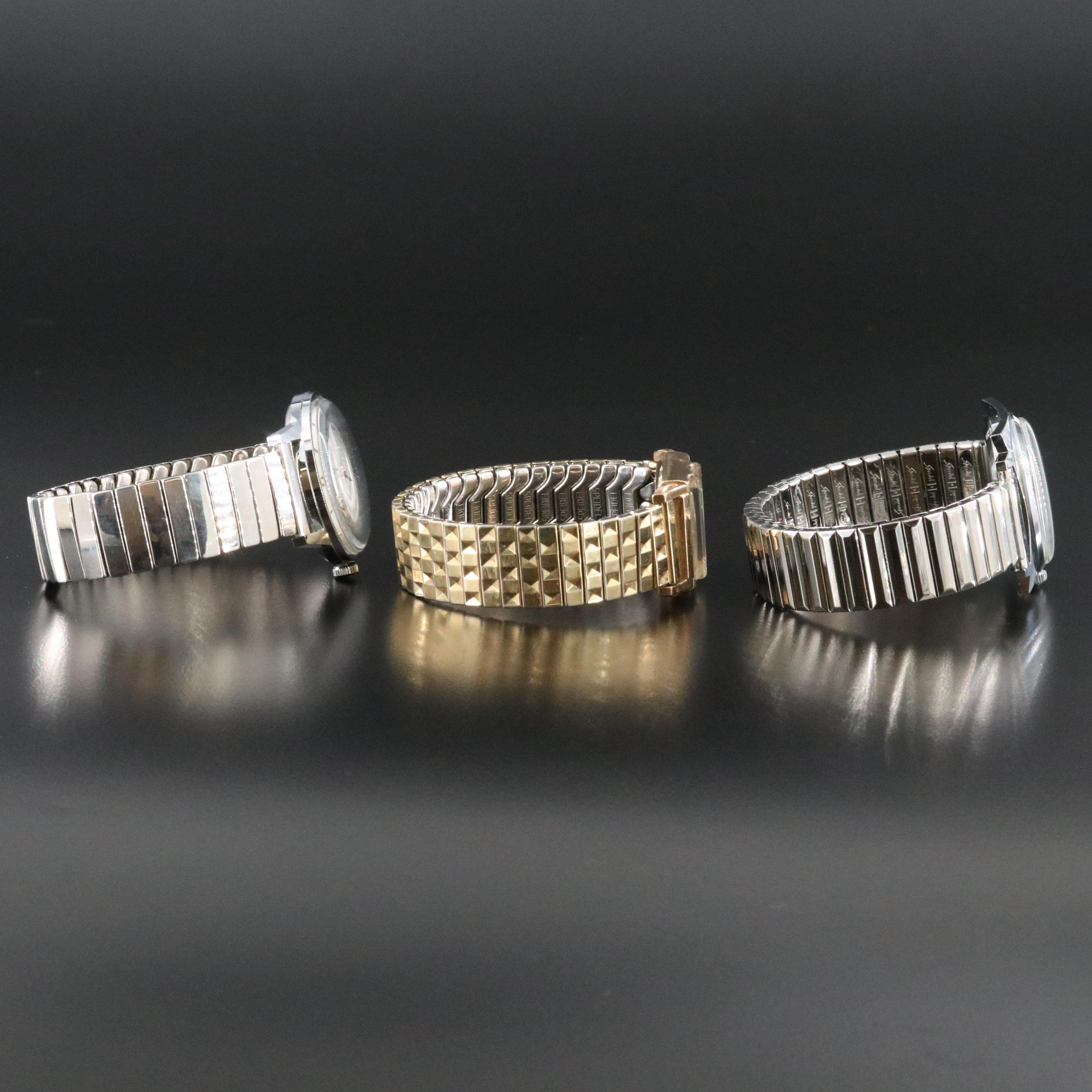 Vintage Bulova, Caravelle, & Tempora Mechanical Watches