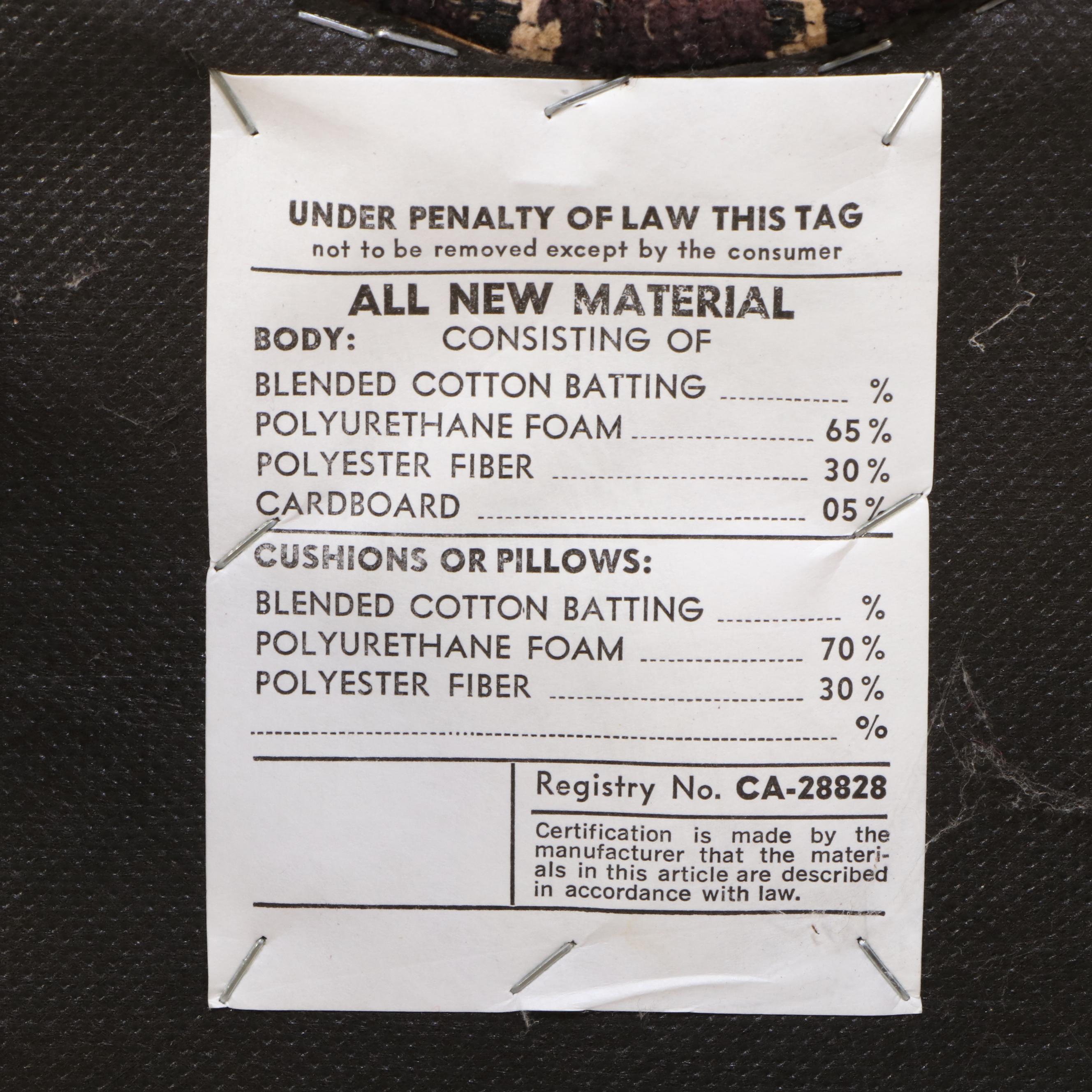 Two Upholstered Wood Footstools Featuring Animal Print and Tassels