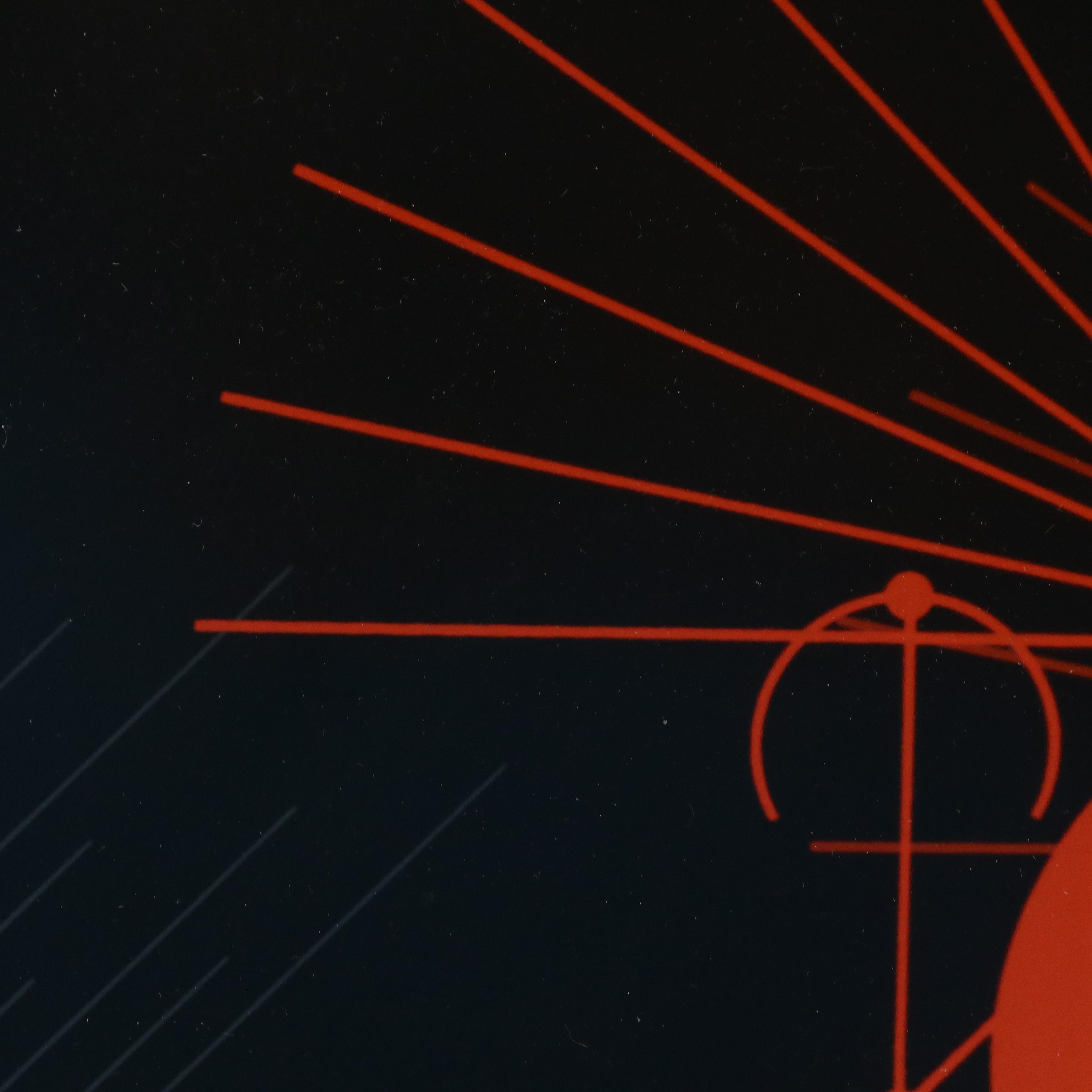 Charley Harper Serigraph "Seeing Red"