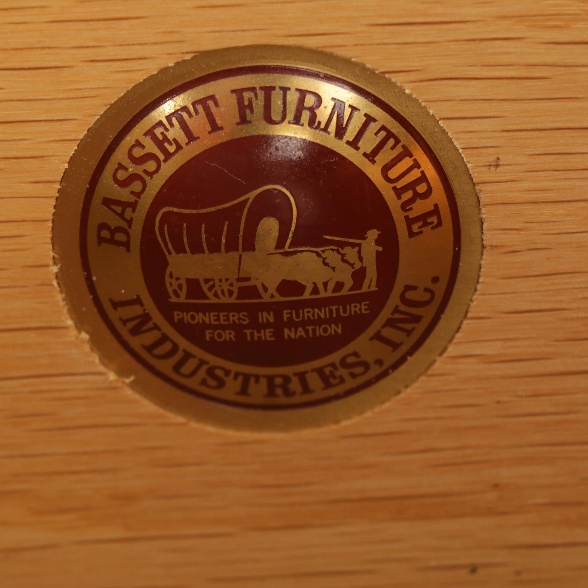 Bassett "Mayan" Mid Century Modern Walnut Chest of Drawers