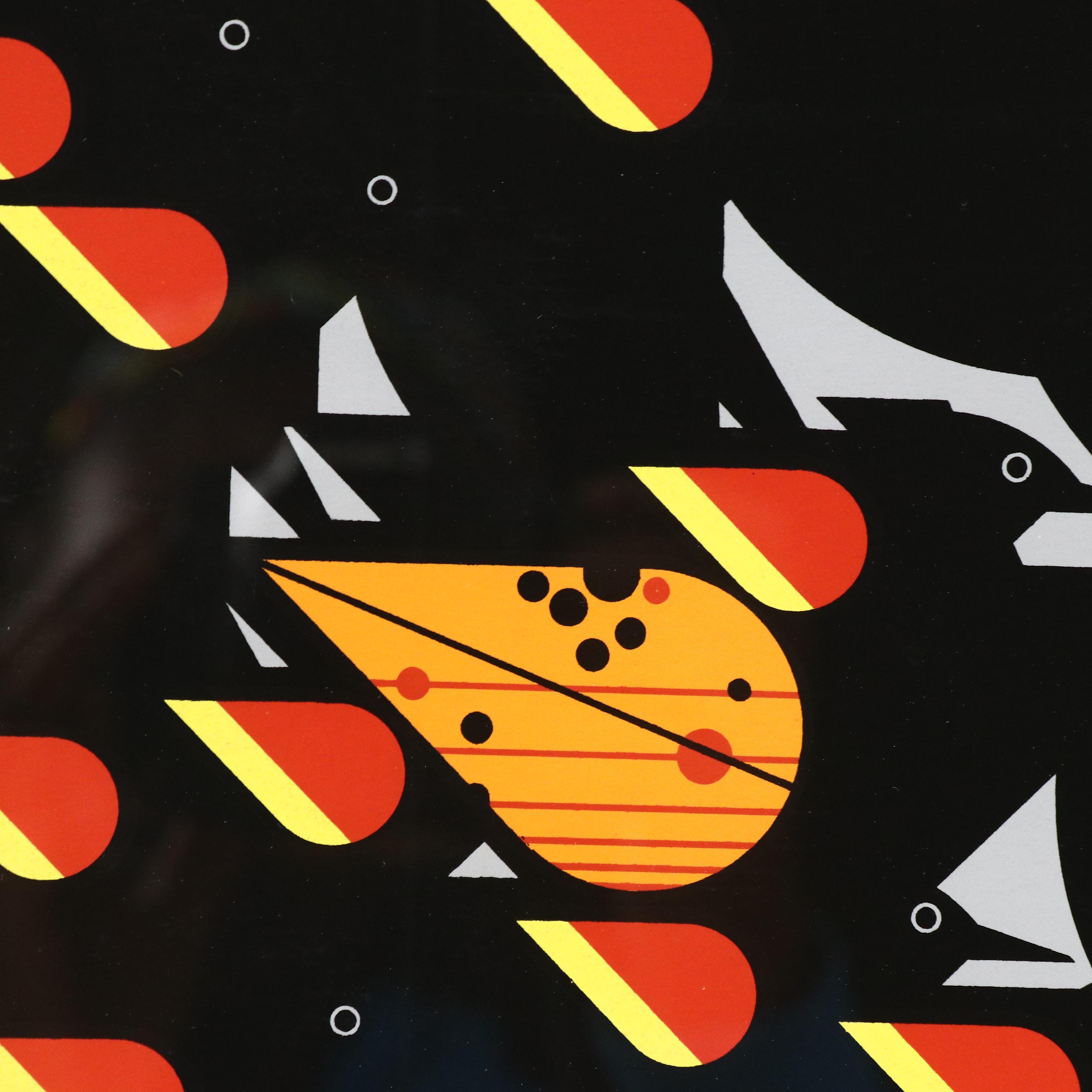 Charley Harper Serigraph "Birds of a Feather"