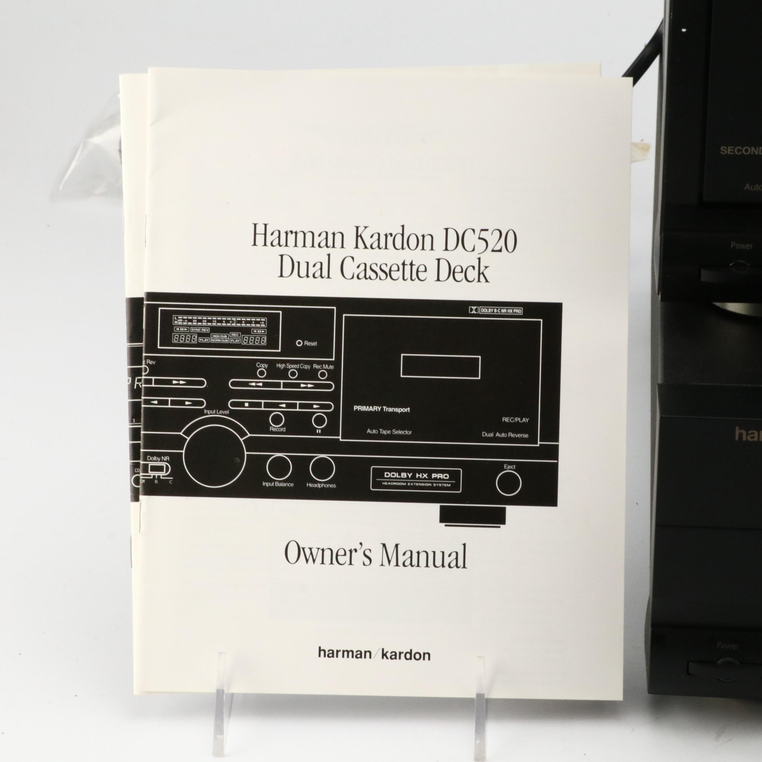 Harman Kardon DC520 Dual Cassette Deck