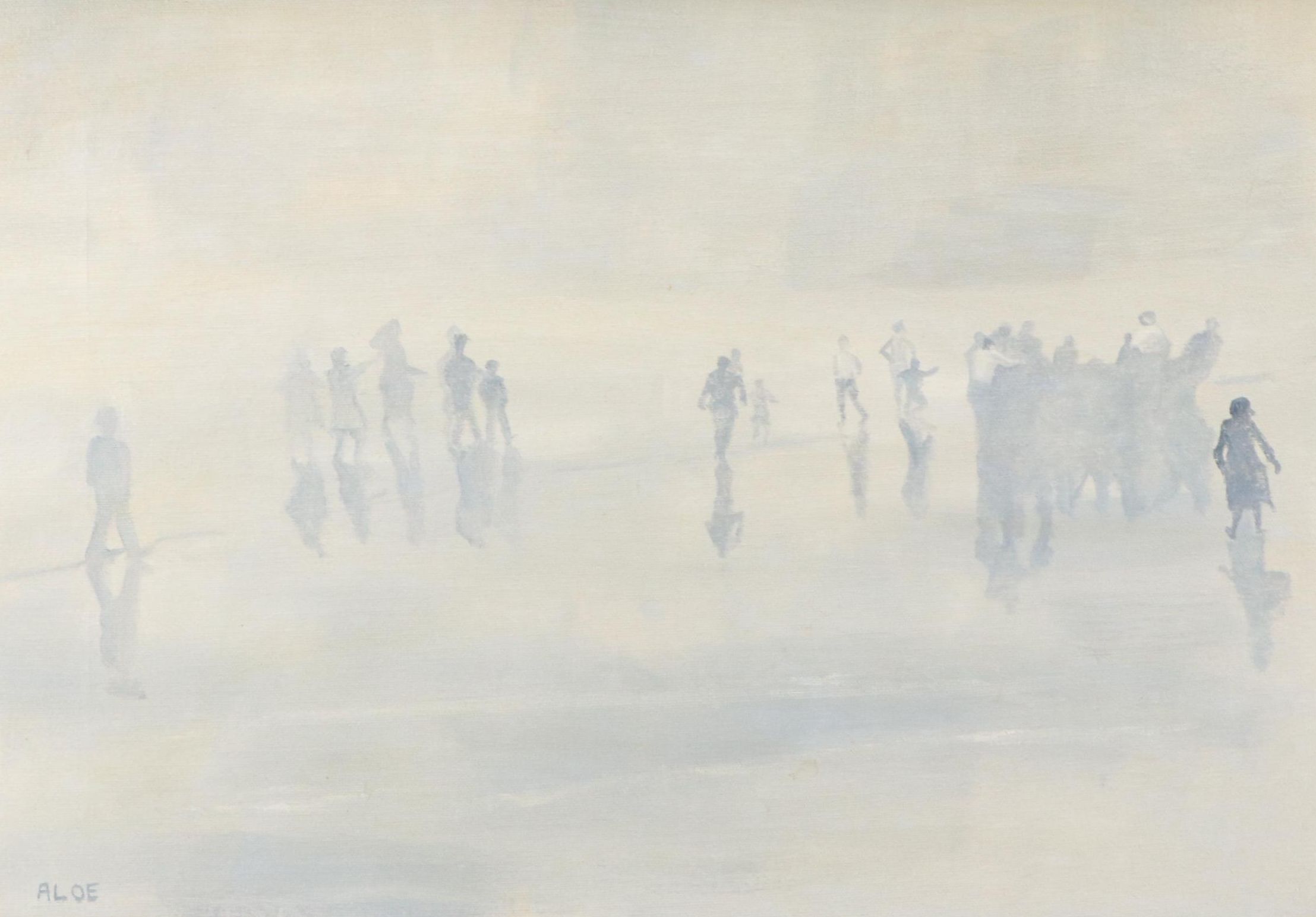 Albert Aloe Oil Painting "Silent on the Shore"