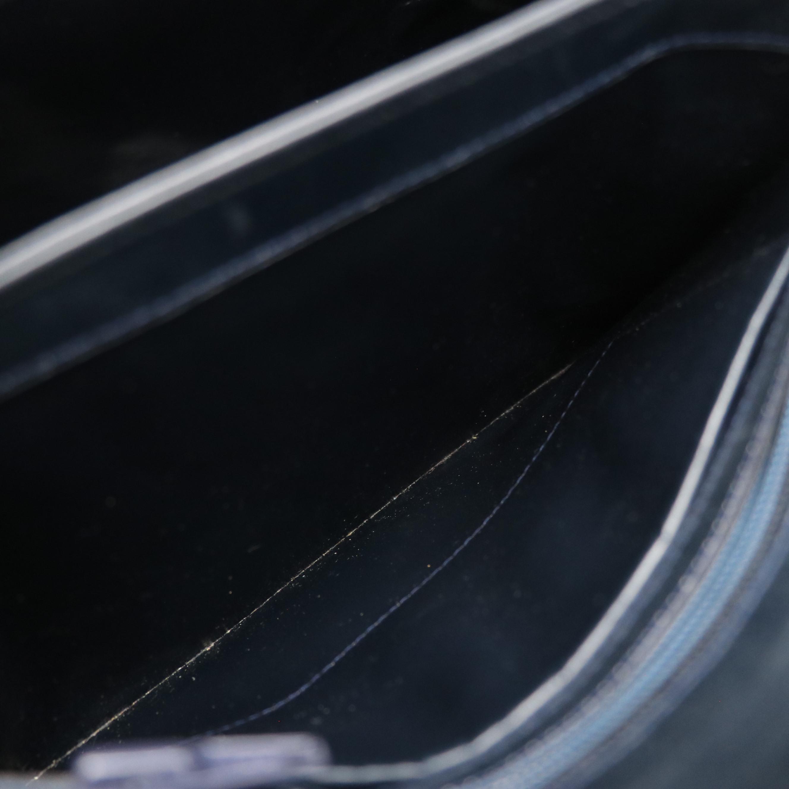 Gucci Turnlock Handbag in Midnight Blue Smooth Leather