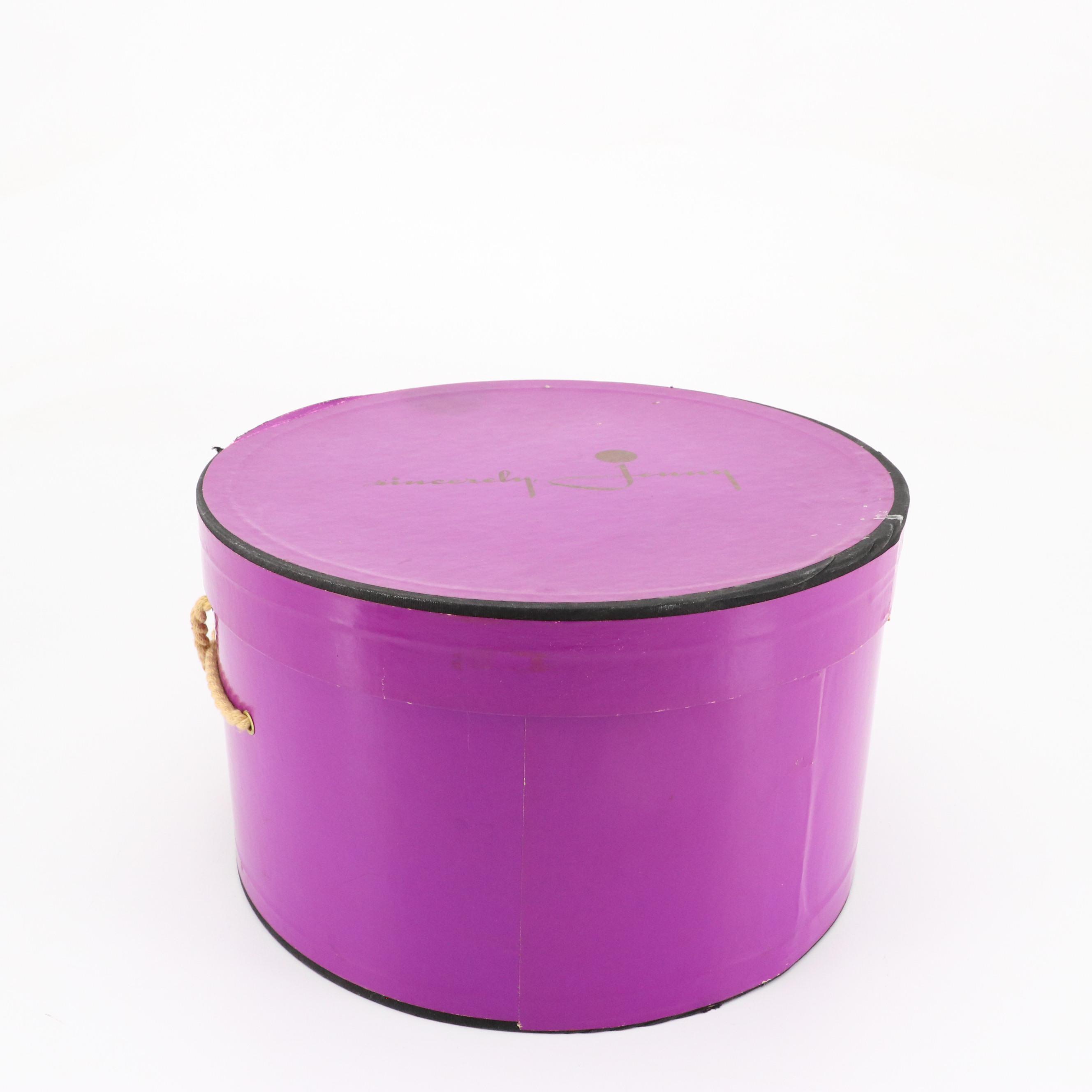 Mr. John Veiled Ribbon Cloche with Other Half-Hats and Pillbox Hats, 1950s