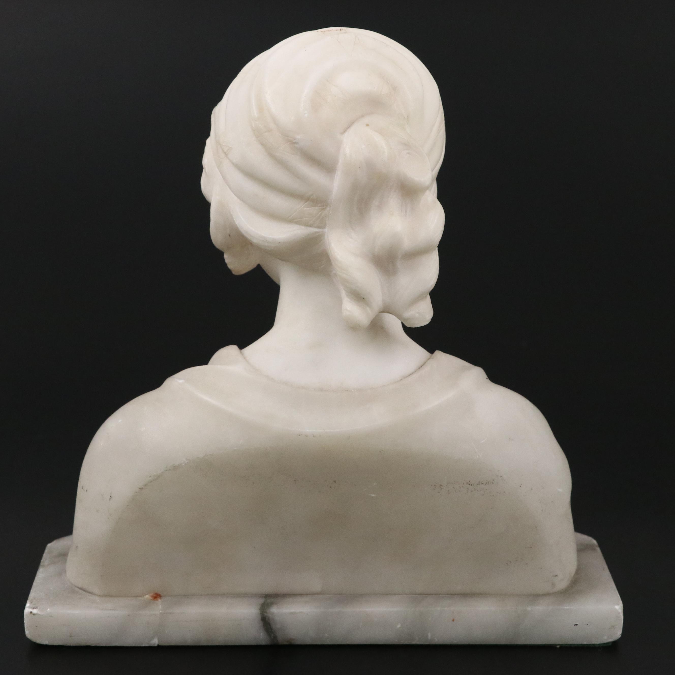 Classical Style Marble Bust of Woman